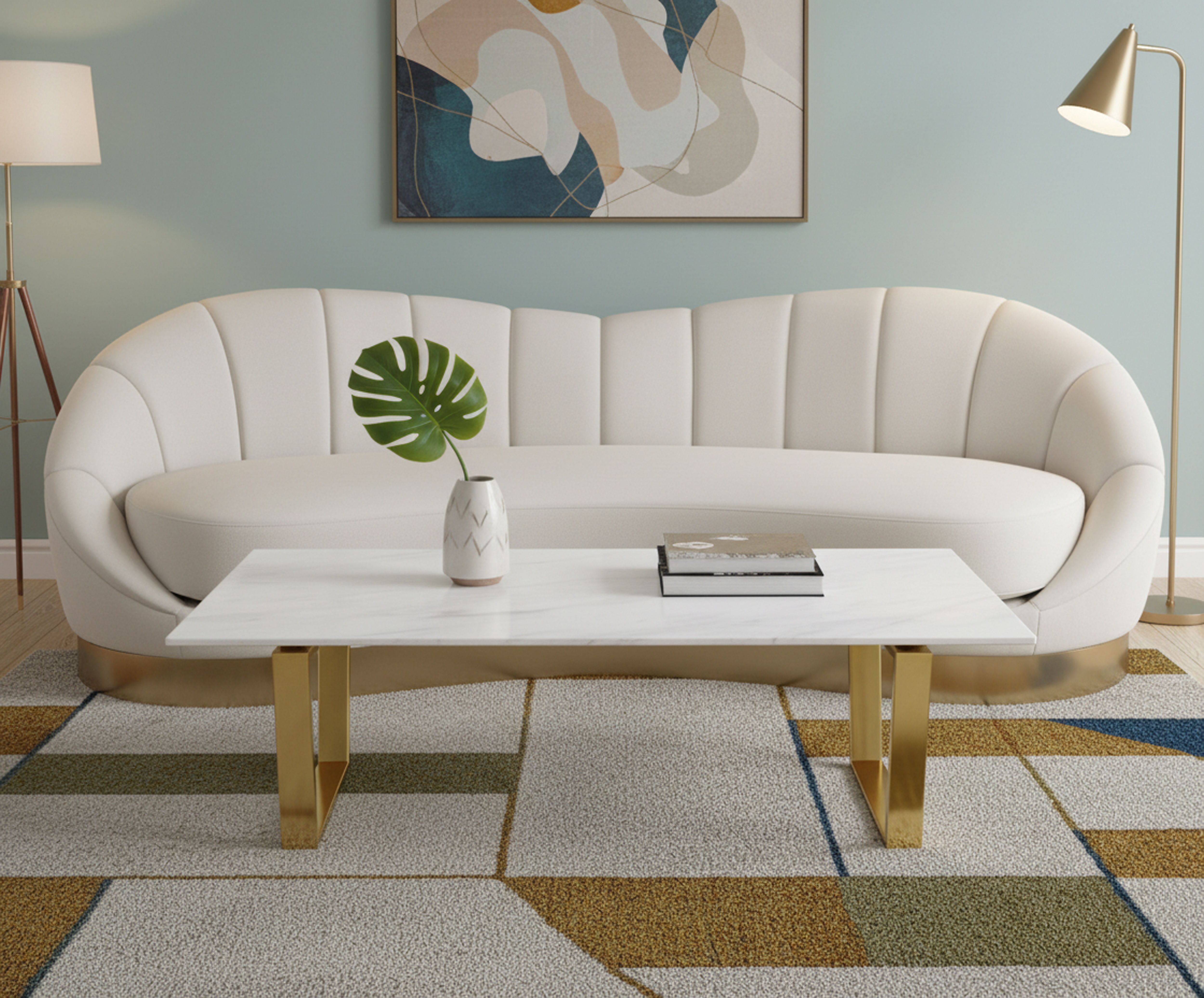 Cameron - Coffee Table - Gold