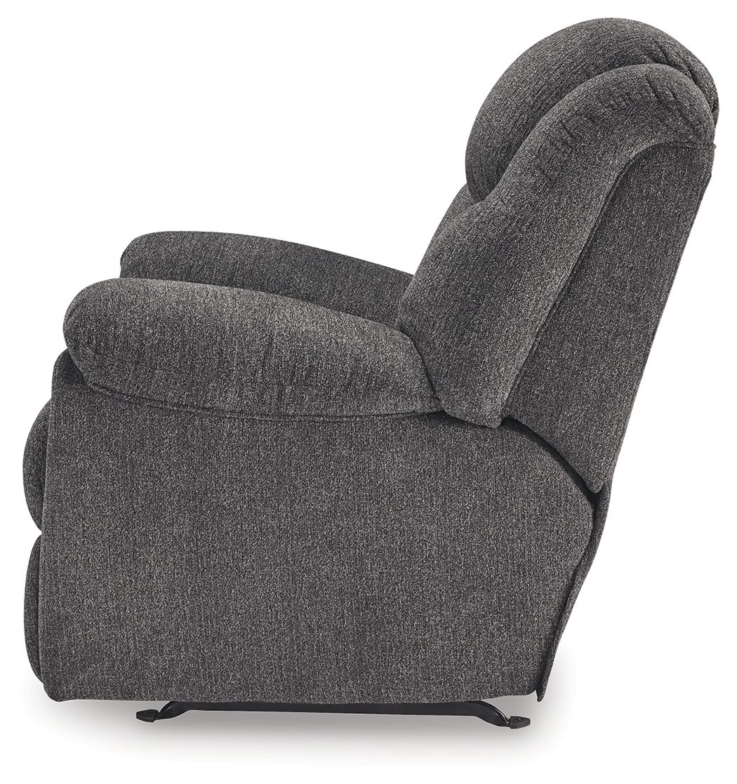 Ashley Furniture Foreside - Rocker Recliner - Charcoal - Image 7