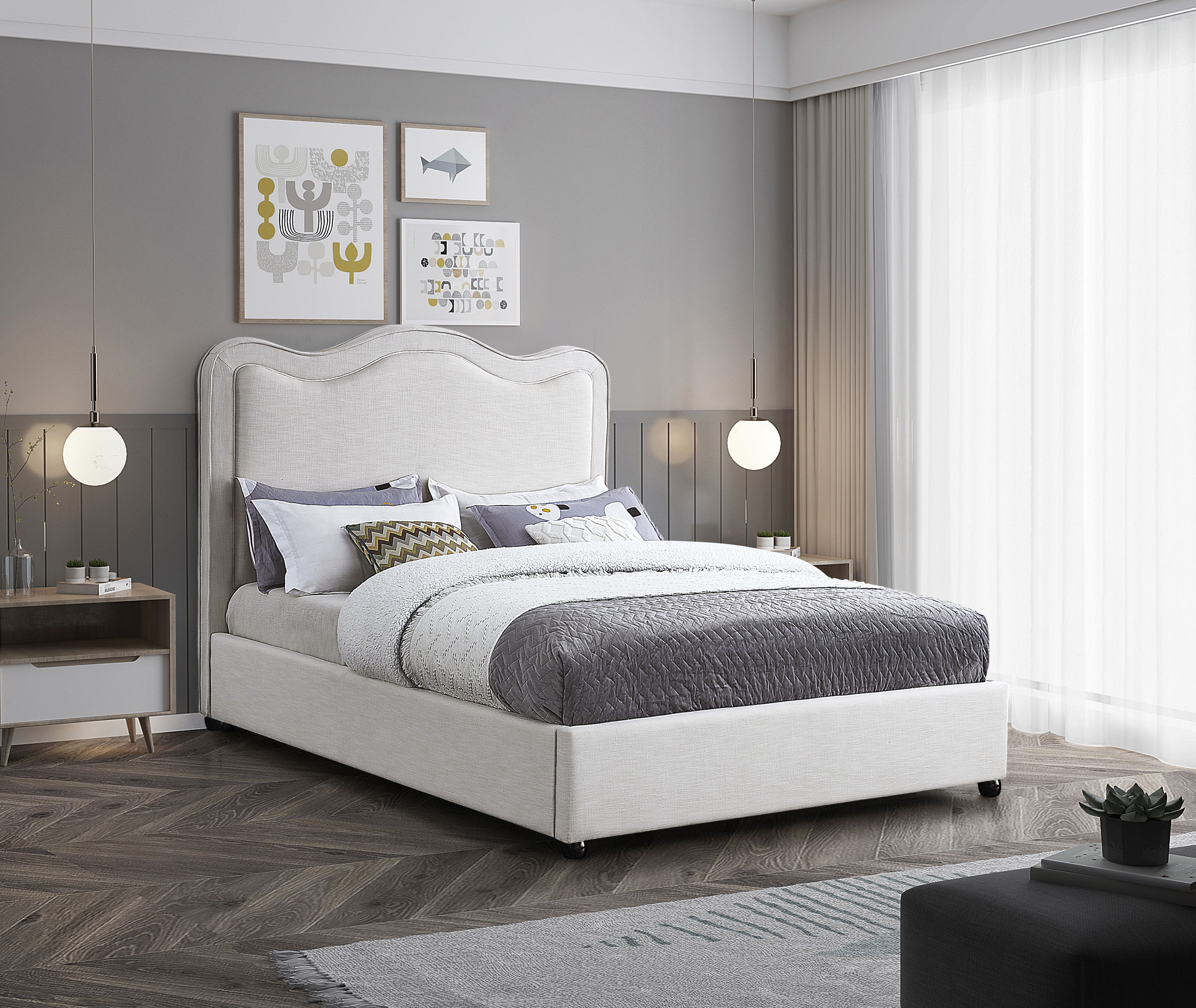 Felix - Full Bed - Cream