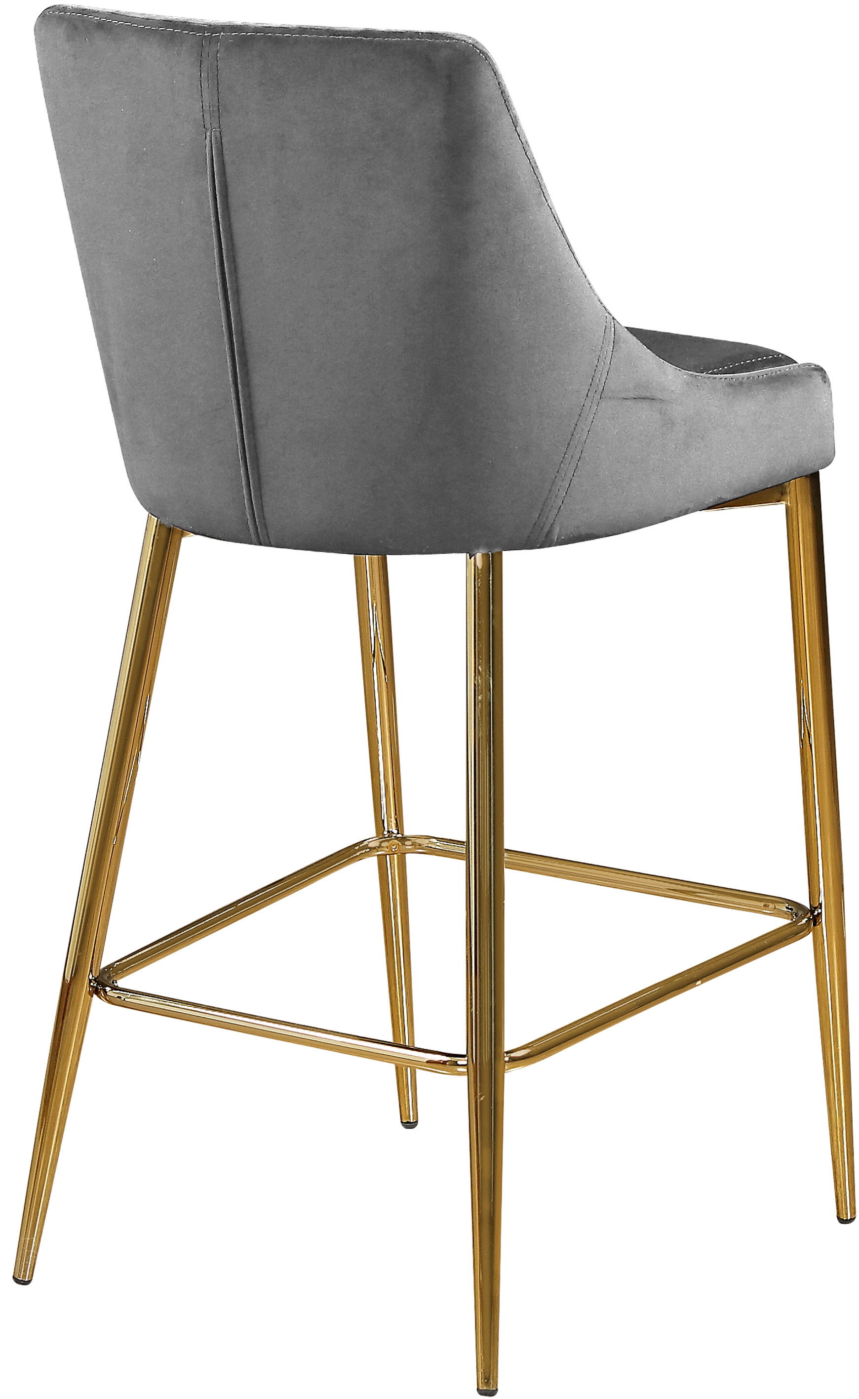 Karina - Fabric Stool (Set of 2) - Gray