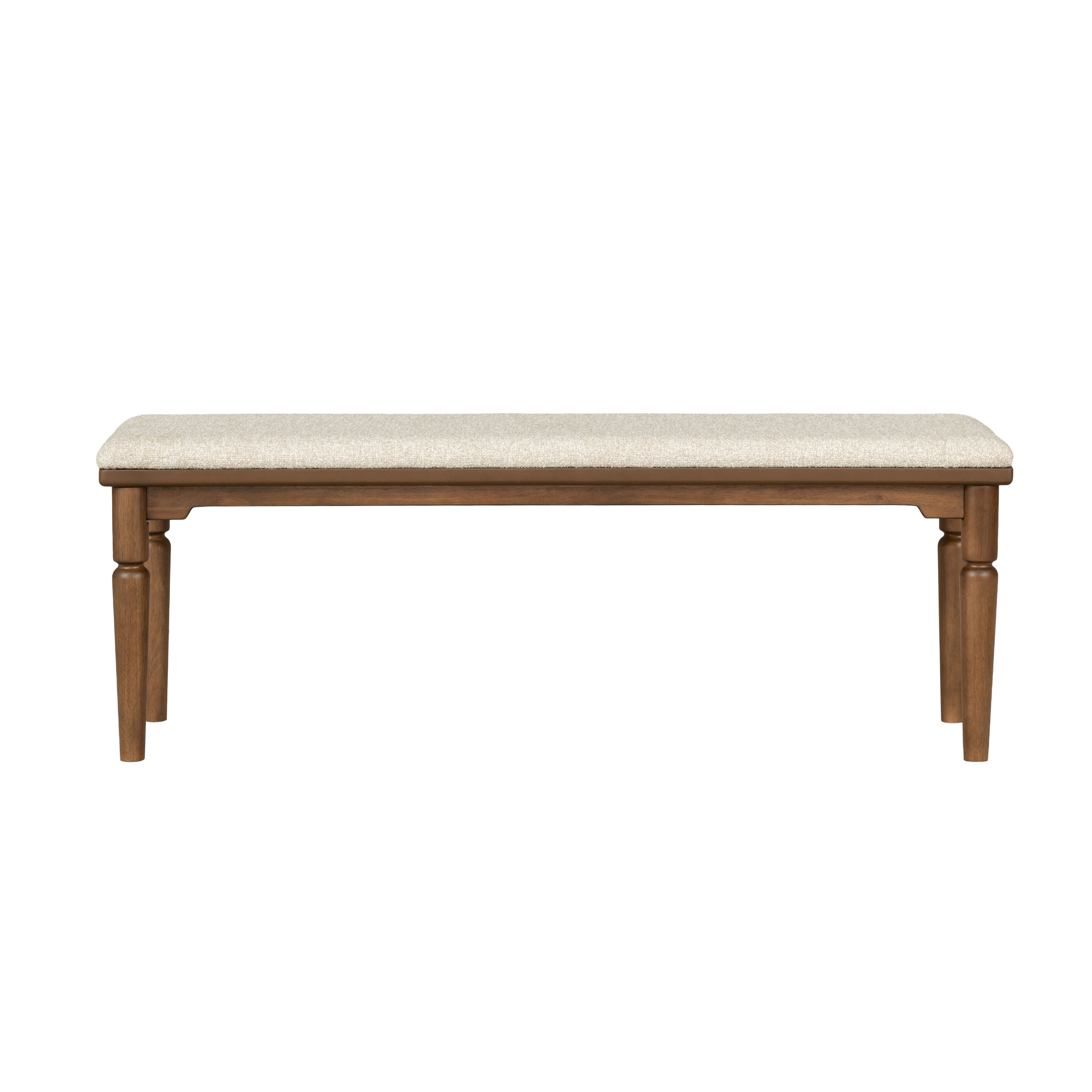 Azalea - Bench - Walnut, dark brown, view 2