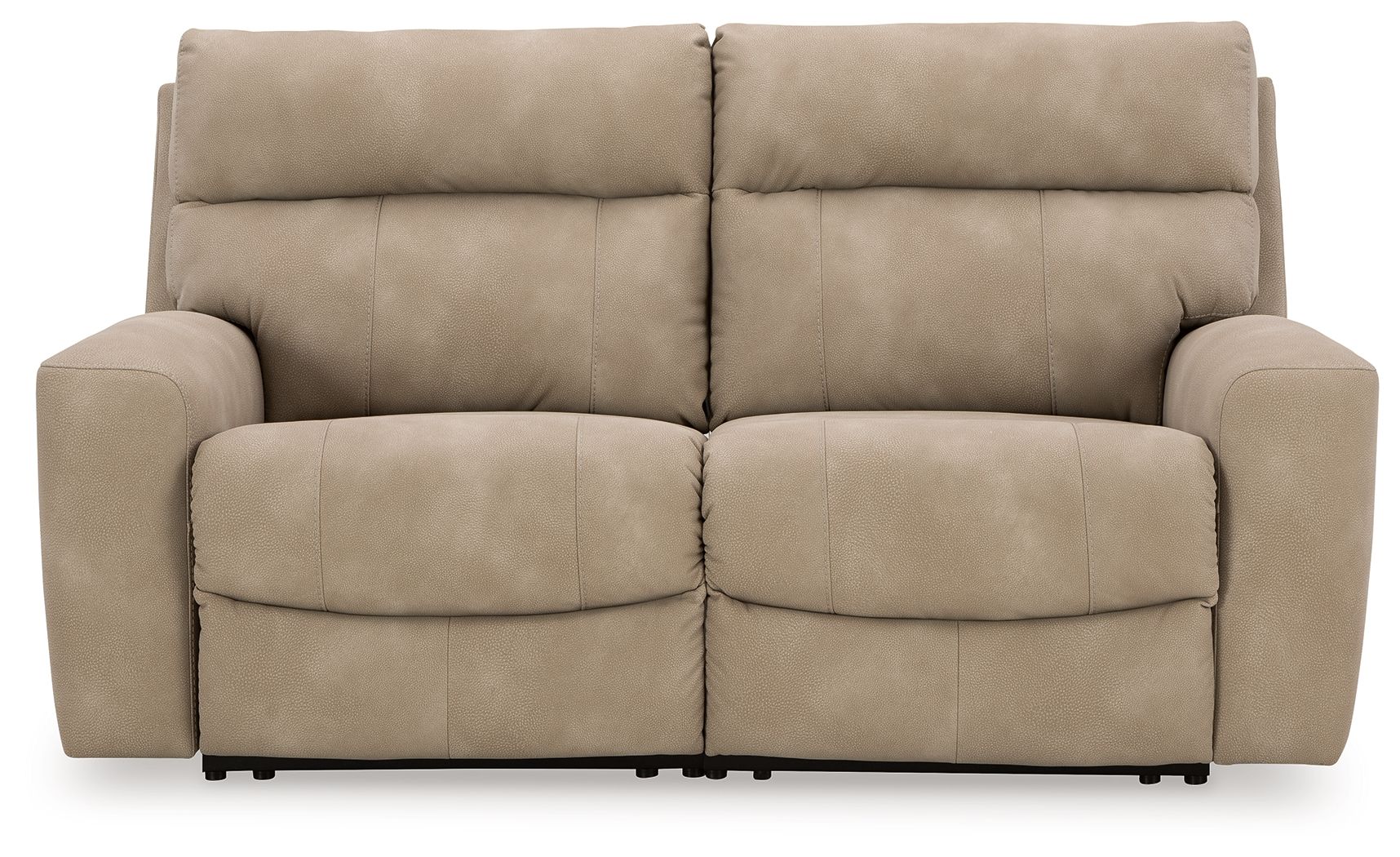 Ashley Next-Gen Durapella - Sand - 2-Piece Power Reclining Sectional Loveseat