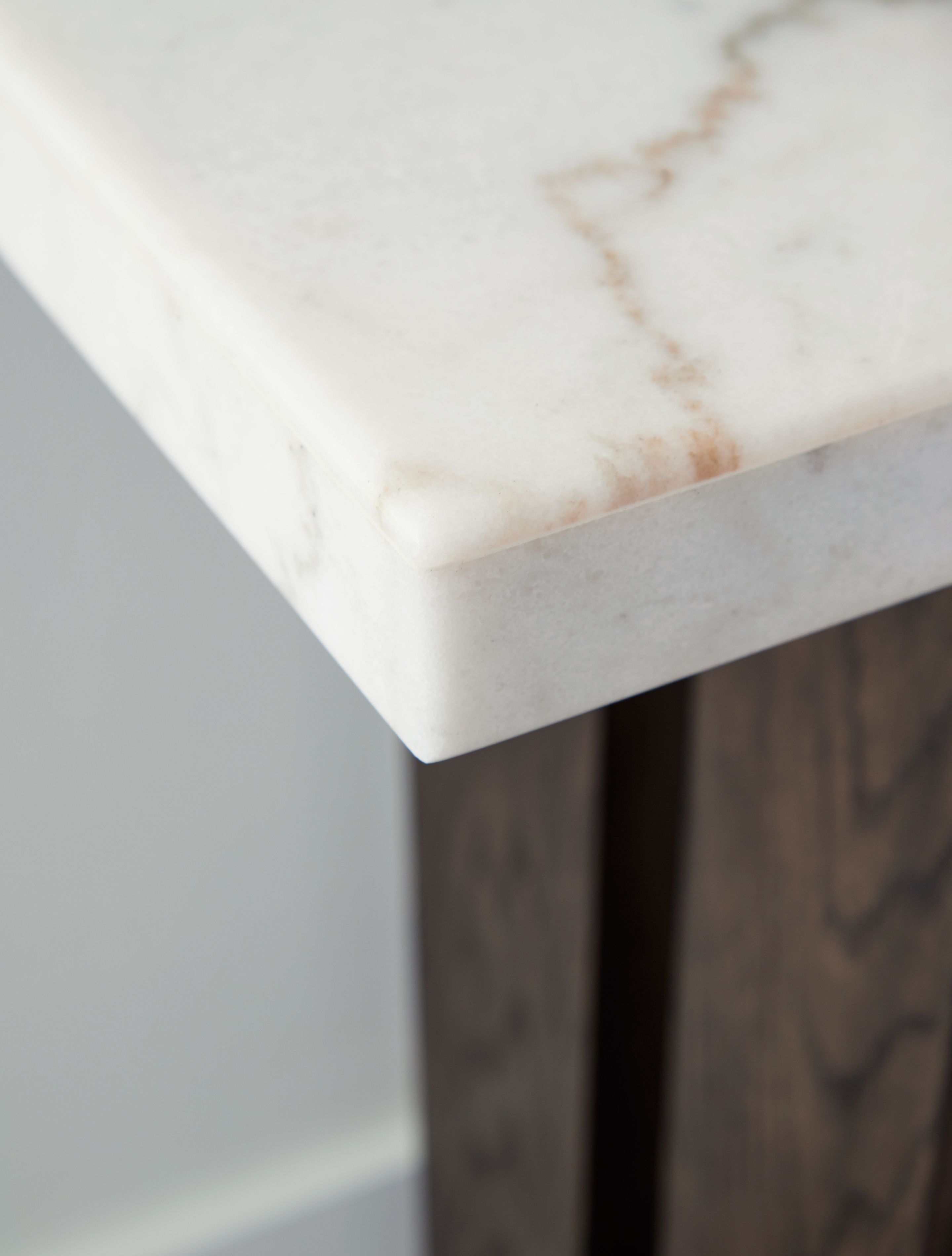 Ashley Furniture Burkhaus - Sofa Table - White / Dark Brown - Image 7