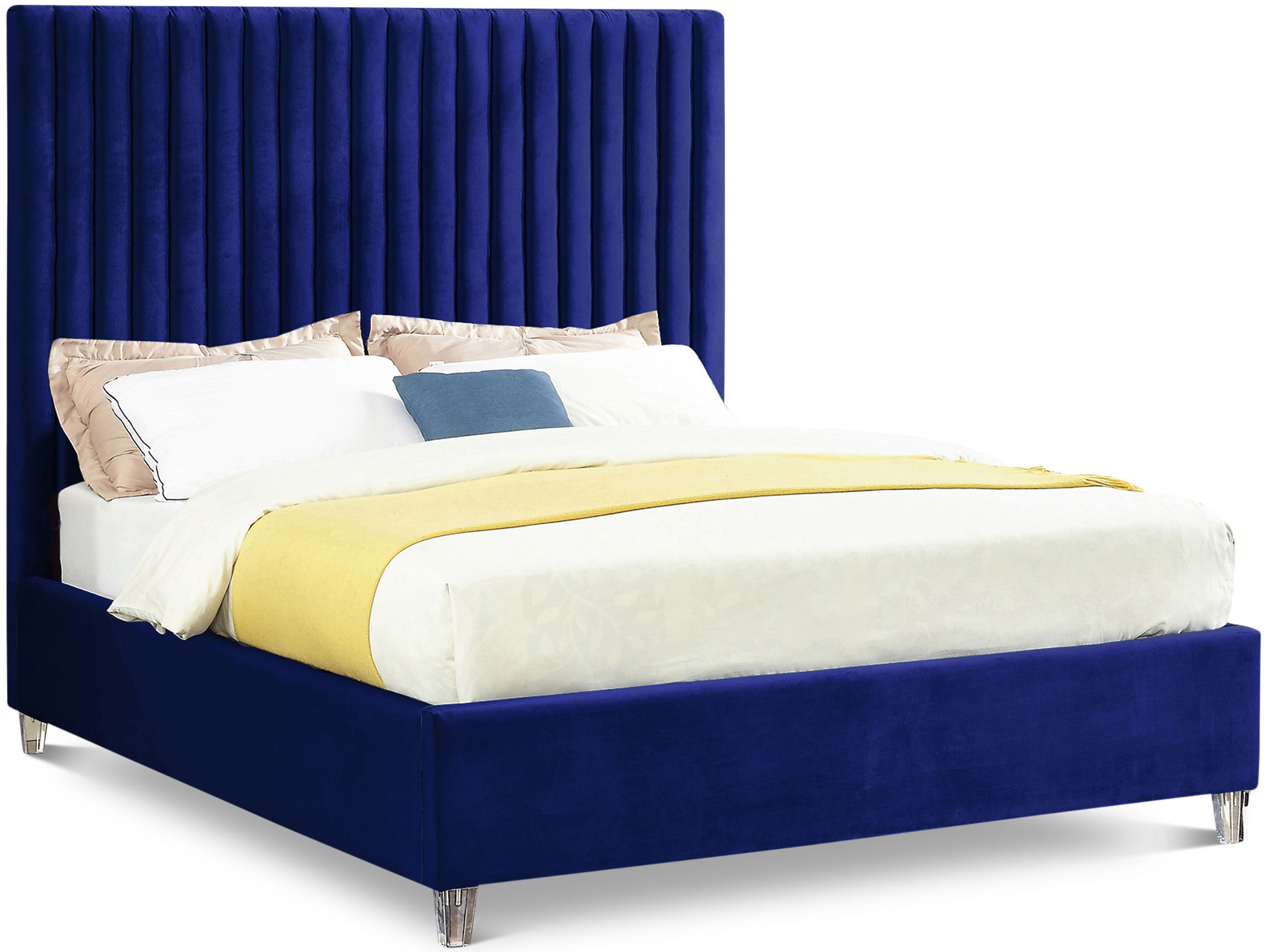 Candace - King Bed - Navy
