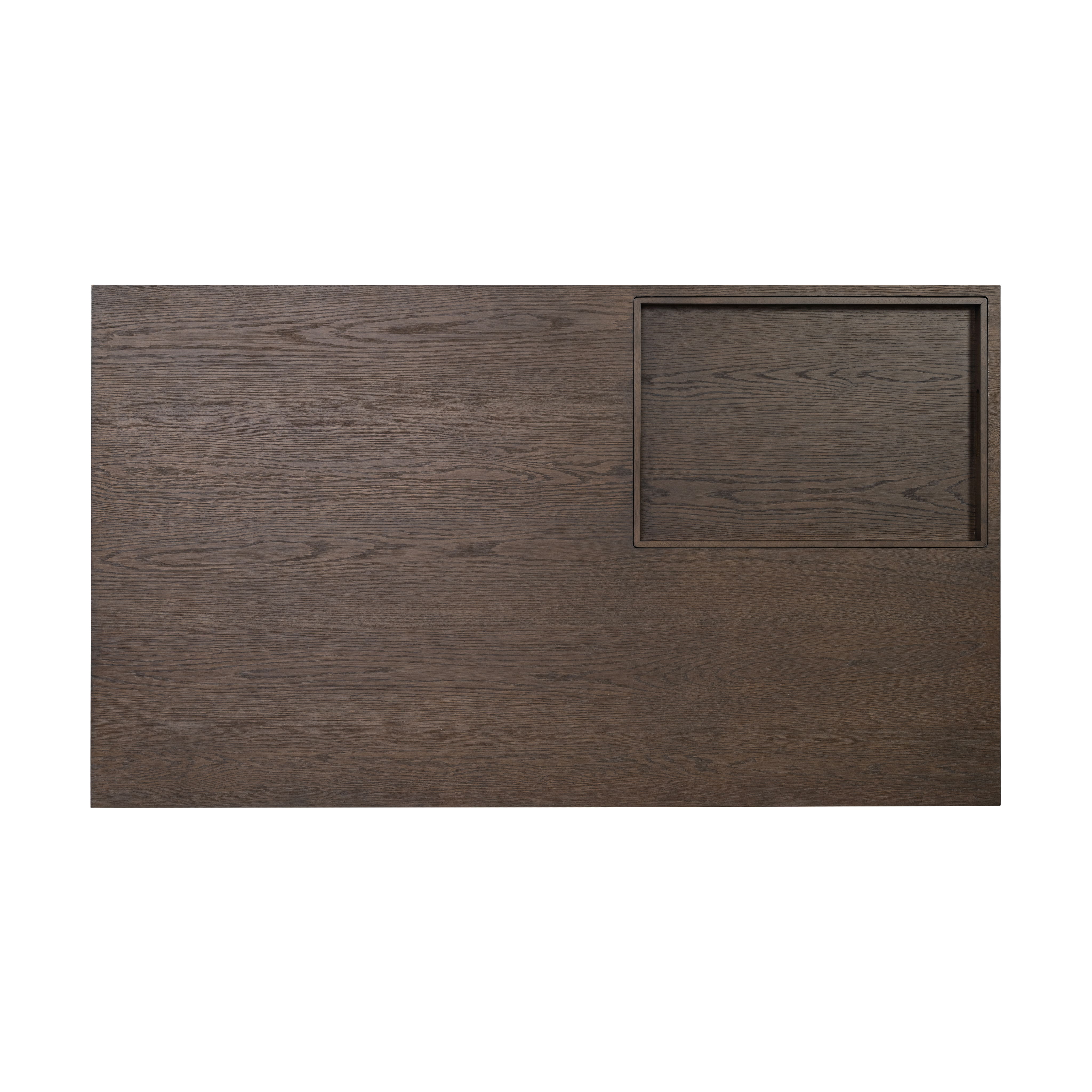 Athens - Rectangular Coffee Table With Casters - Chocolate Brown, dark brown, view 5