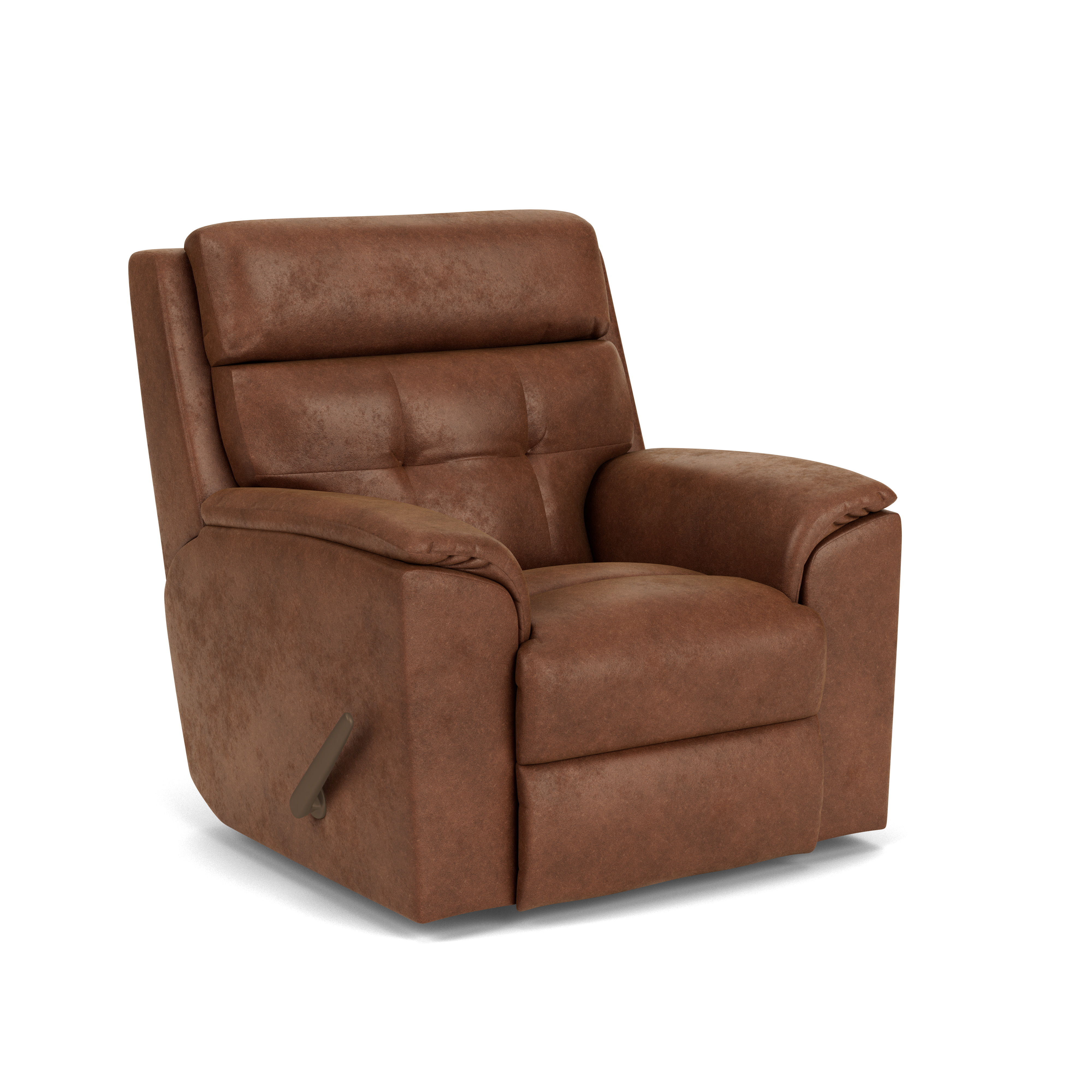 Mason - Transitional Fabric Recliner, gray, view 2