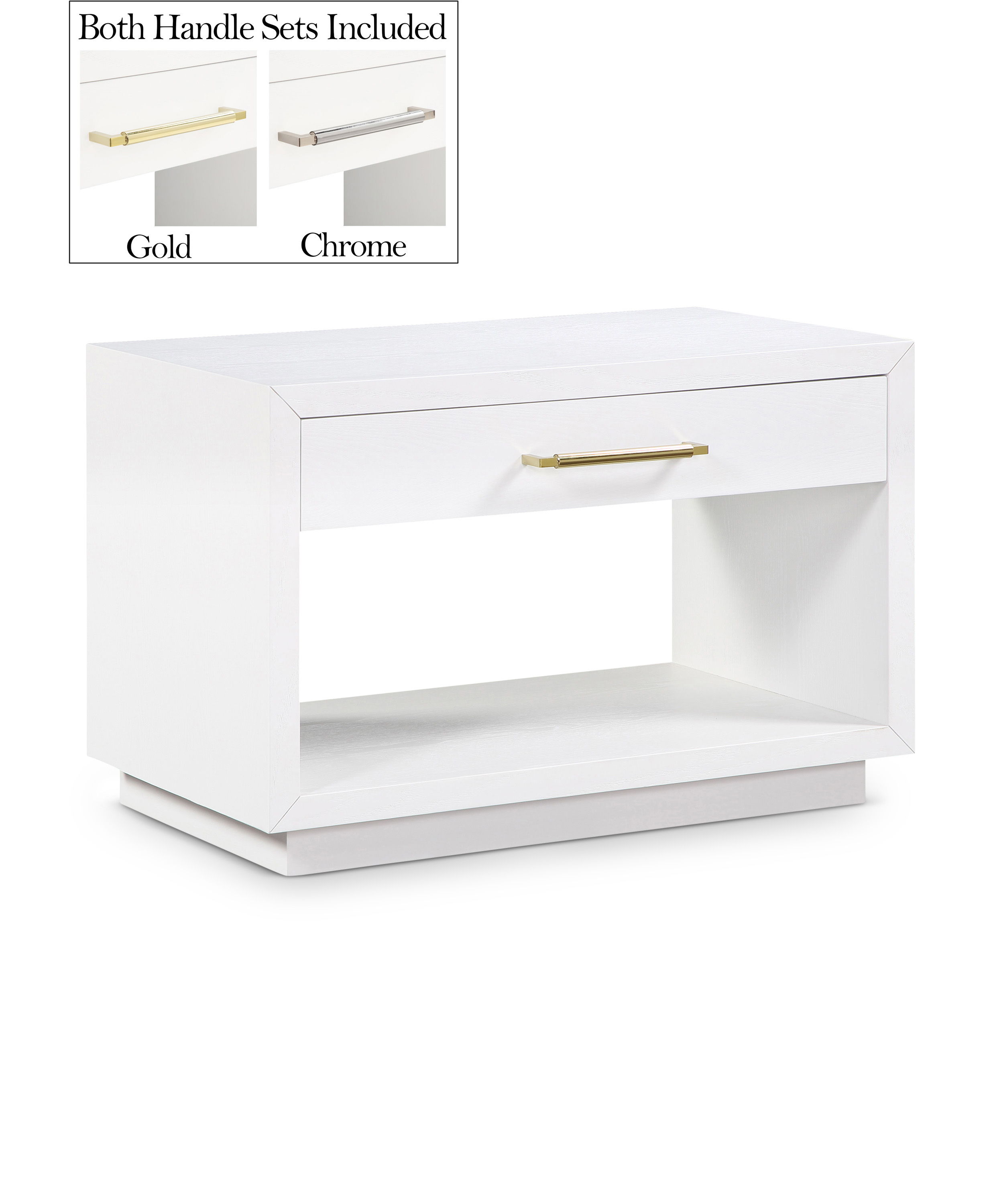 Avery - Night Stand - White