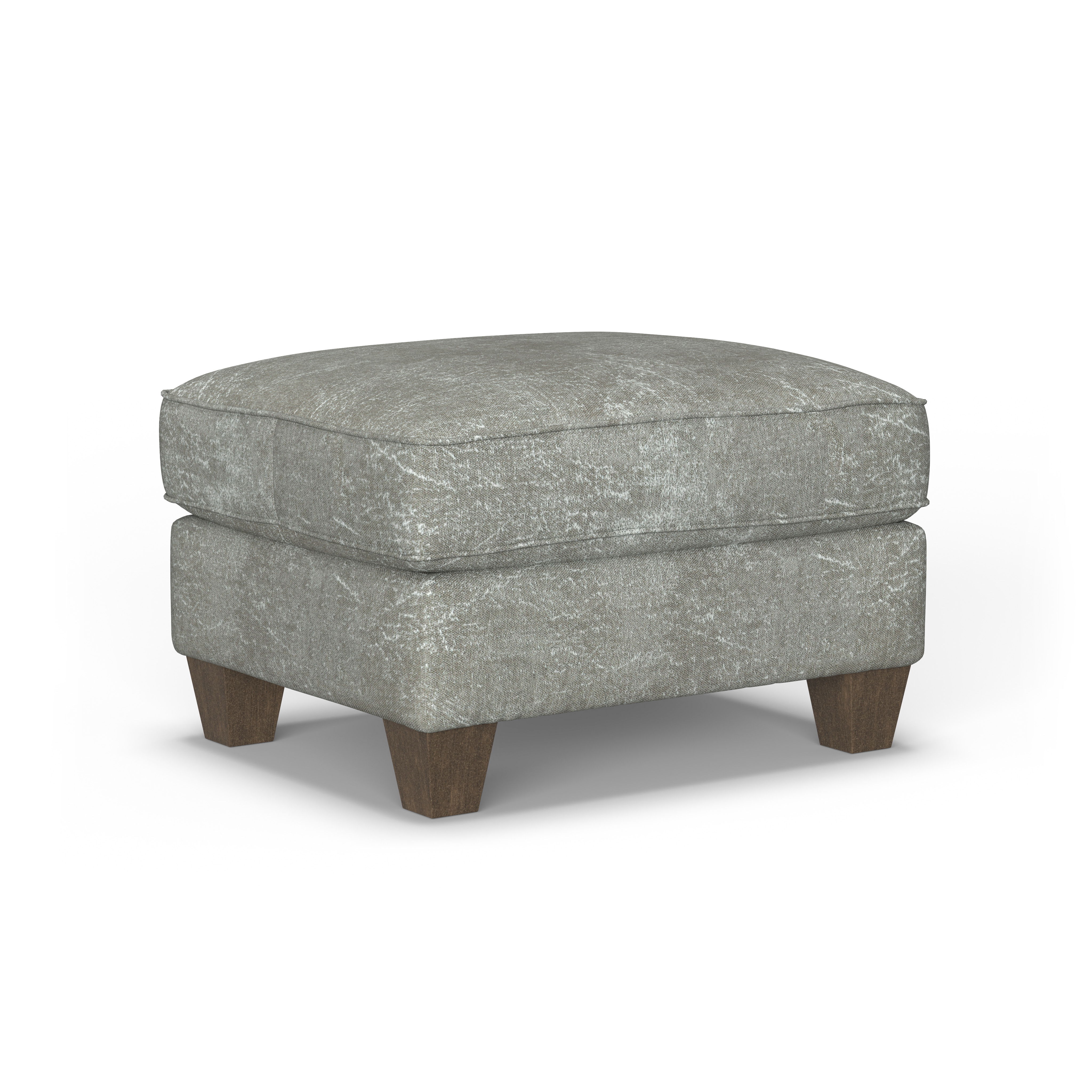 Dana - Fabric Ottoman, red, view 2