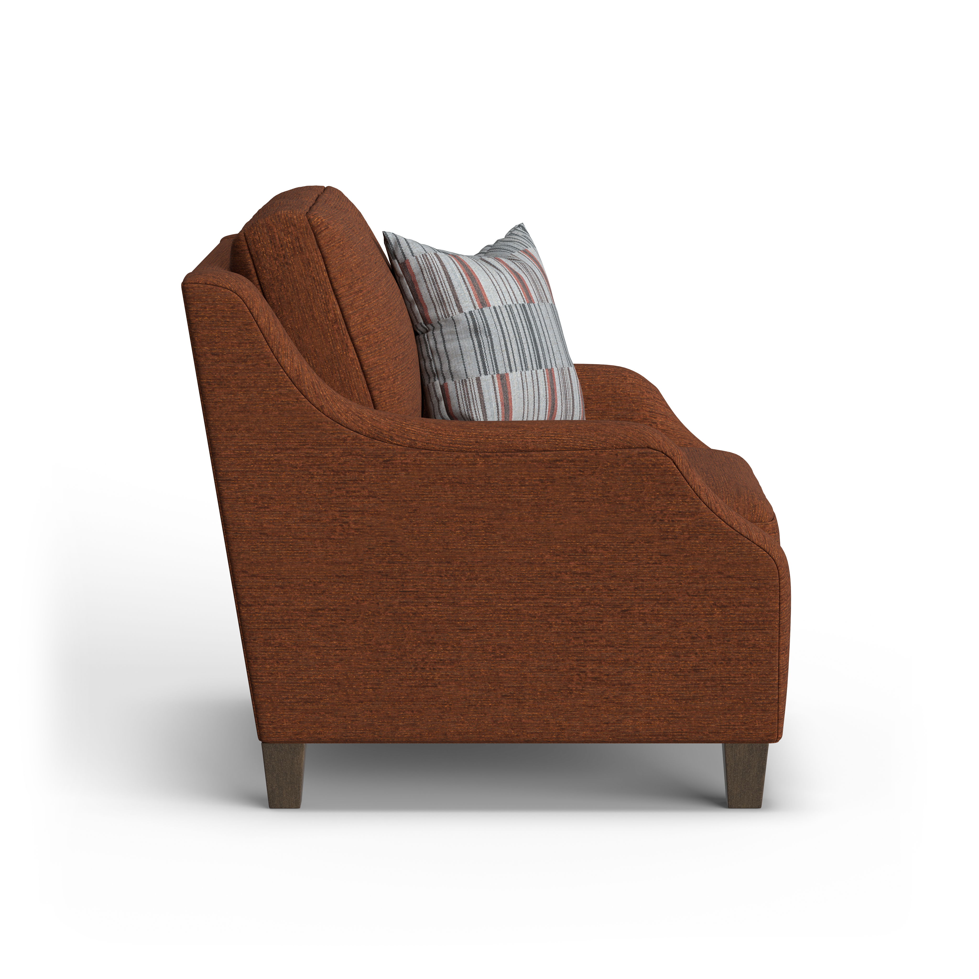 Gianna - Fabric Chair, dark brown, view 8