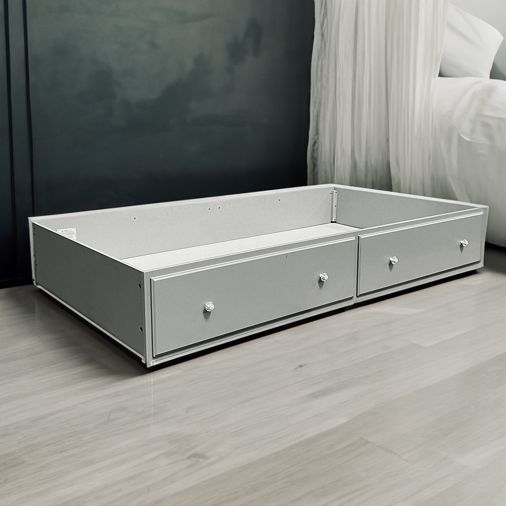 Flora - Twin Trundle - Gray, light gray