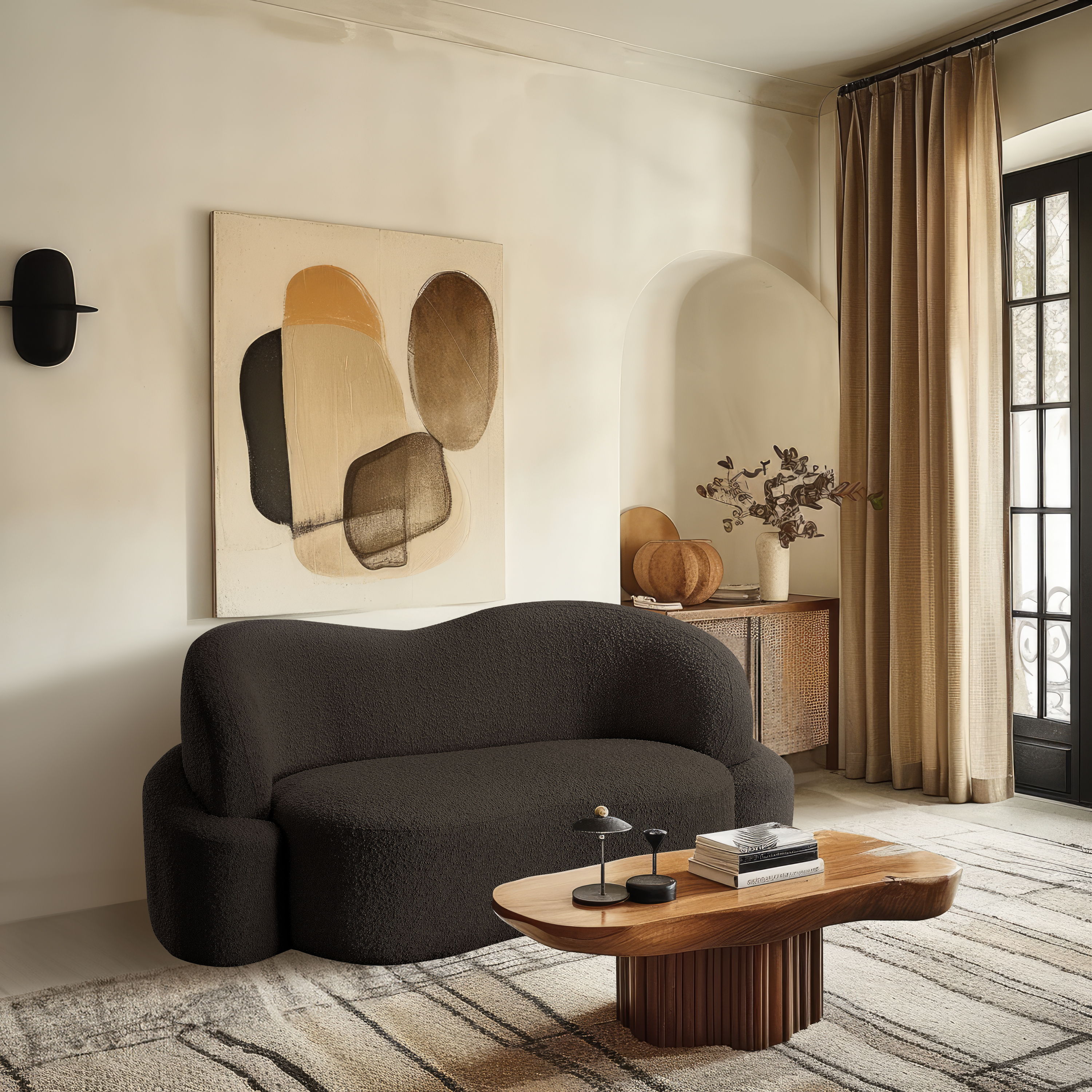 Principessa - Loveseat - Brown