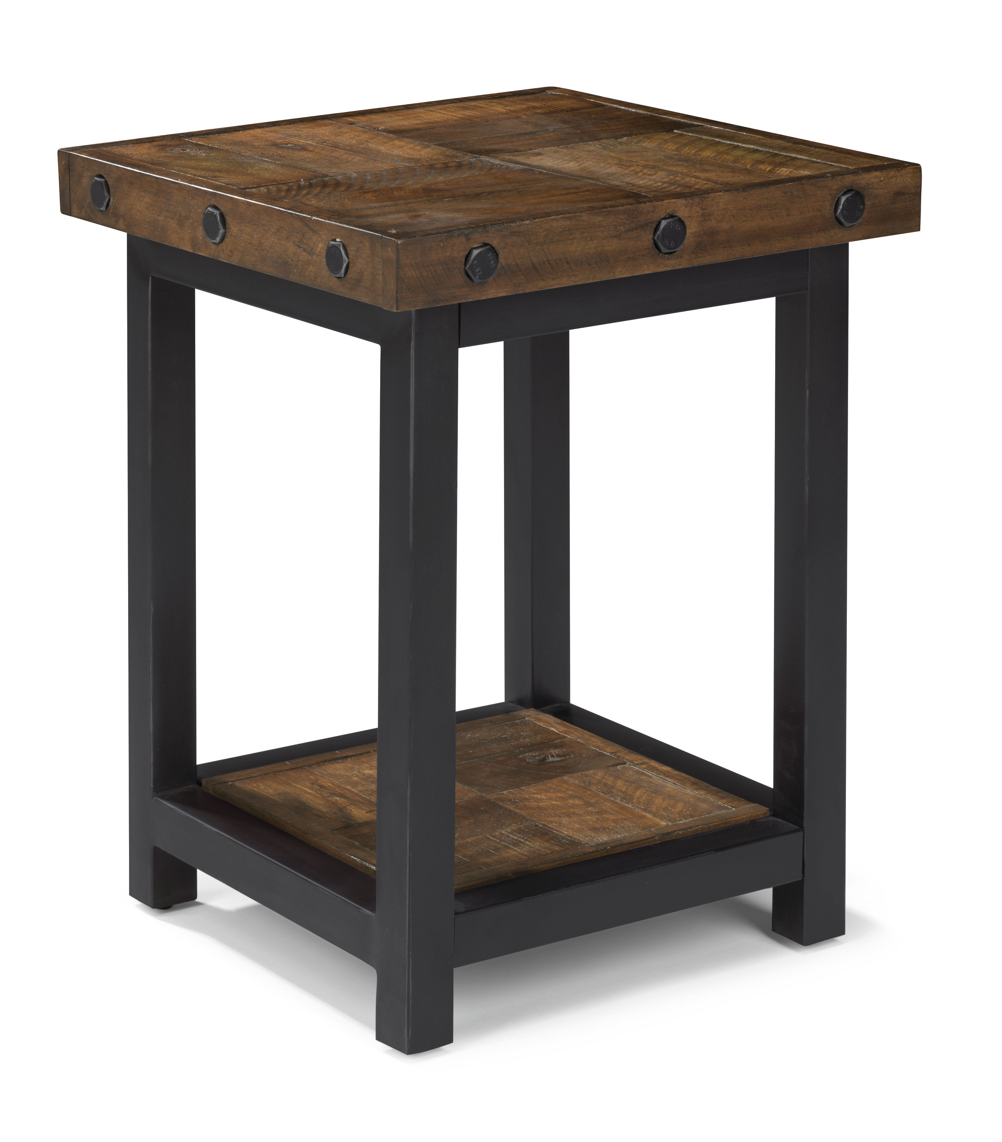 Carpenter - Chairside Table - Dark Brown, dark brown