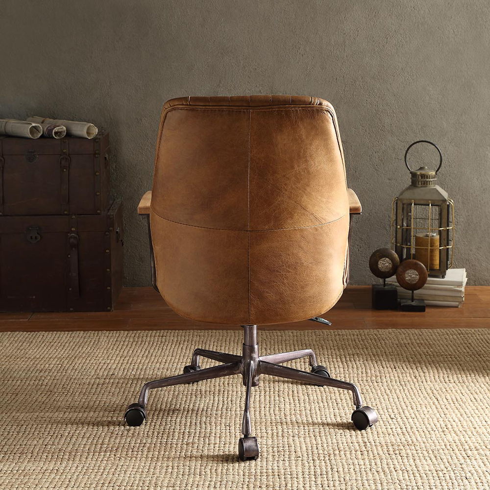 Hamilton - Office Chair - Coffee Top Grain Leather, light brown, view 7