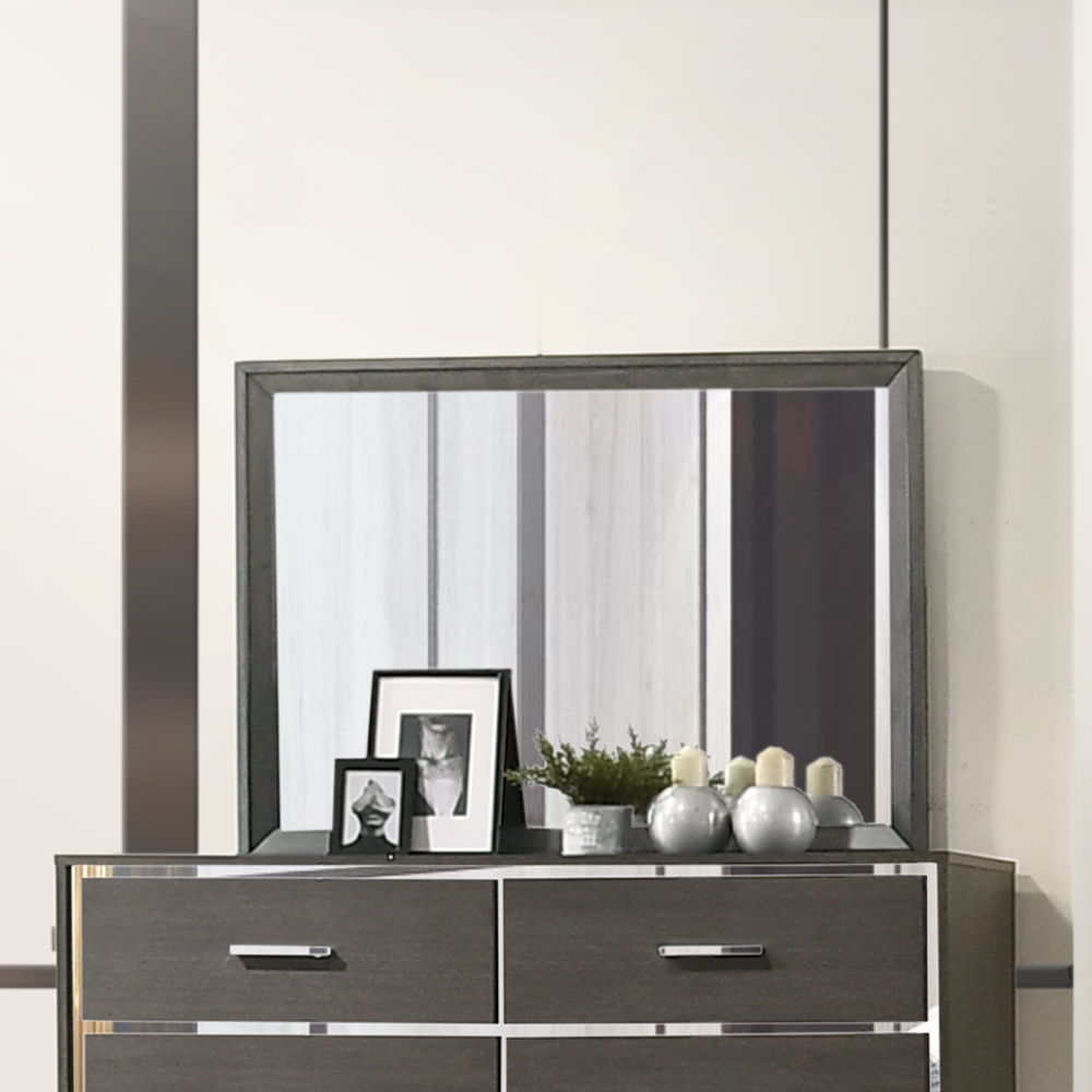 Escher - Mirror - Gray Oak, dark gray