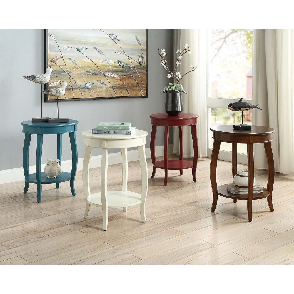 Aberta - Accent Table - Antique White, beige, view 4