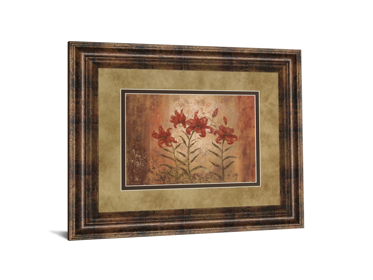 Classy Art The Lily Style By Vivian Flasch Framed Print - Thumbnail 3