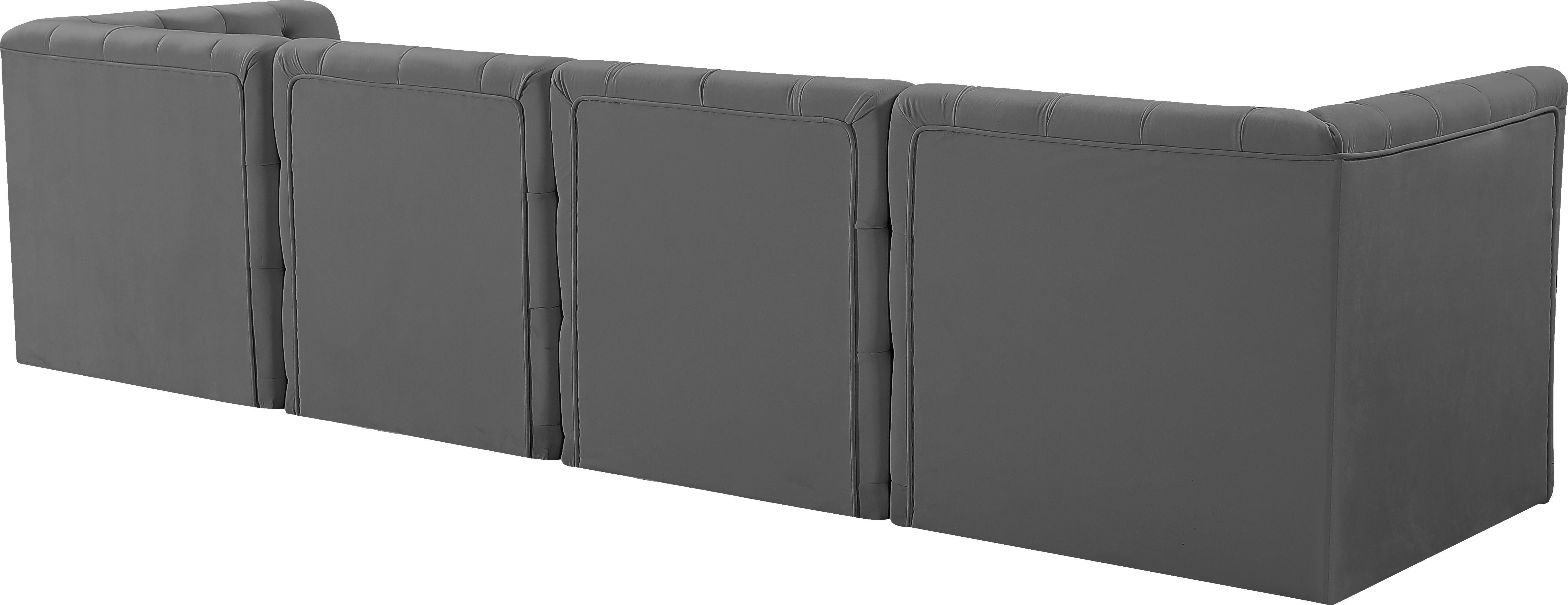 Tuft - 4 Piece Modular Sofa - Gray