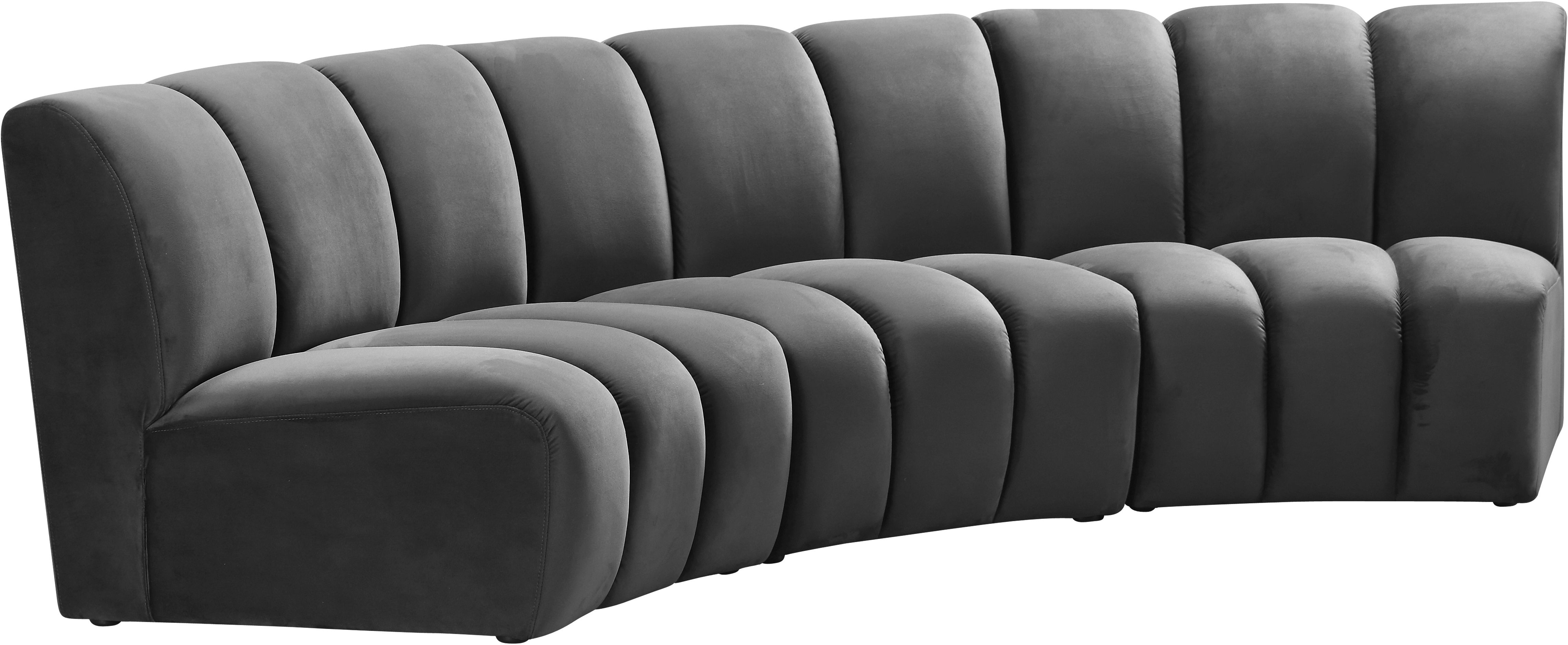 Infinity - 3 Piece Modular Sectional - Gray