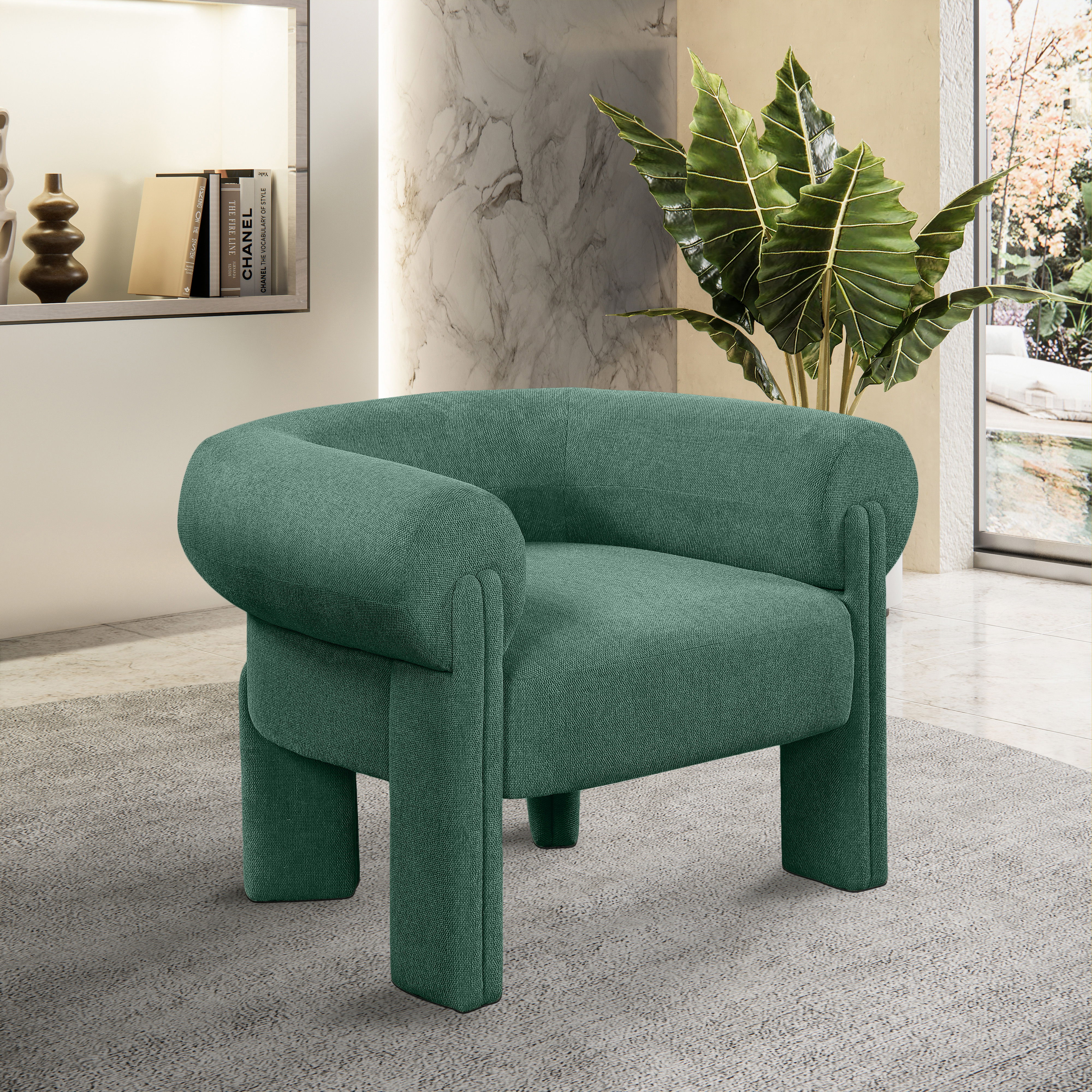 Stefano - Accent Chair - Green