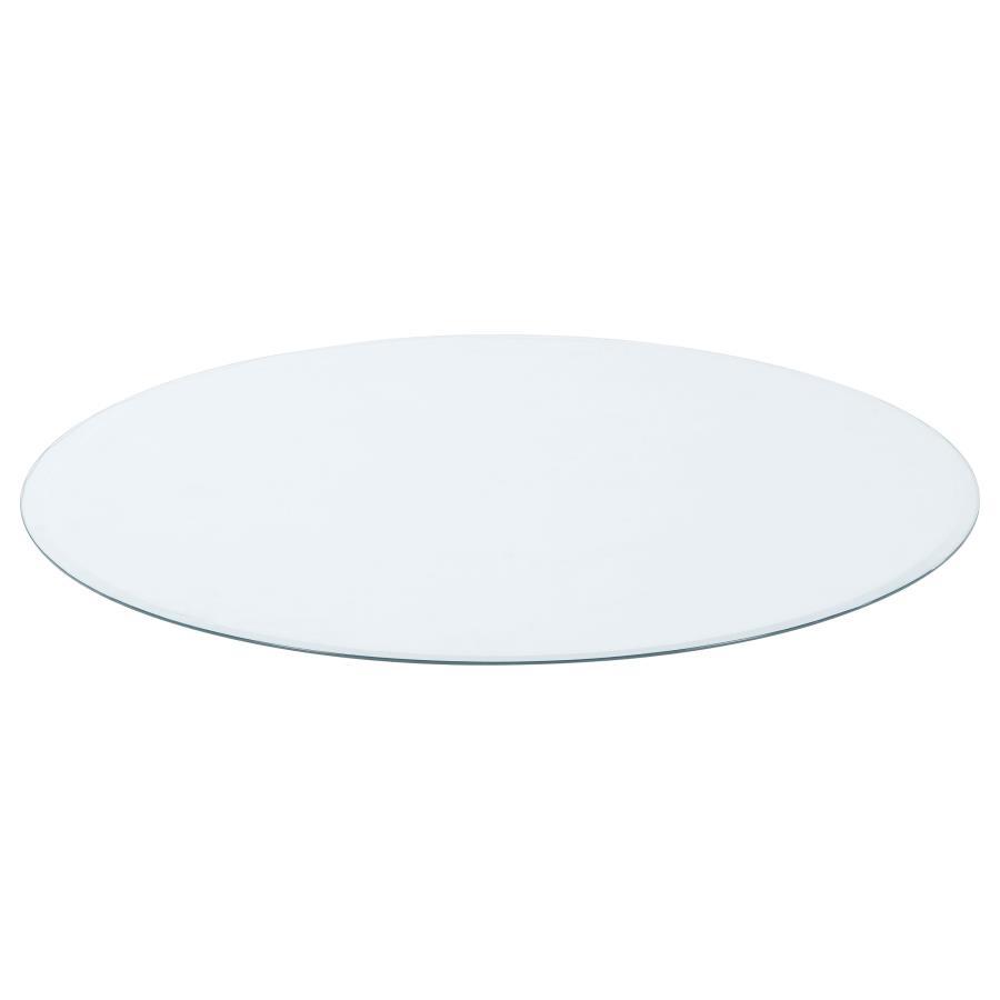 36\" 8mm Round Glass Top - Clear
