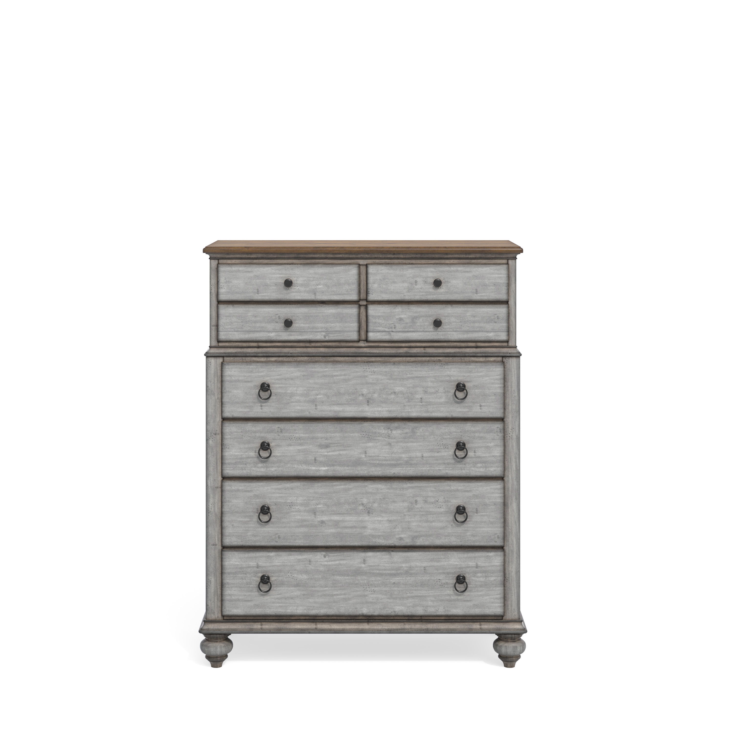Plymouth - Drawer Chest - Gray, gray, view 2