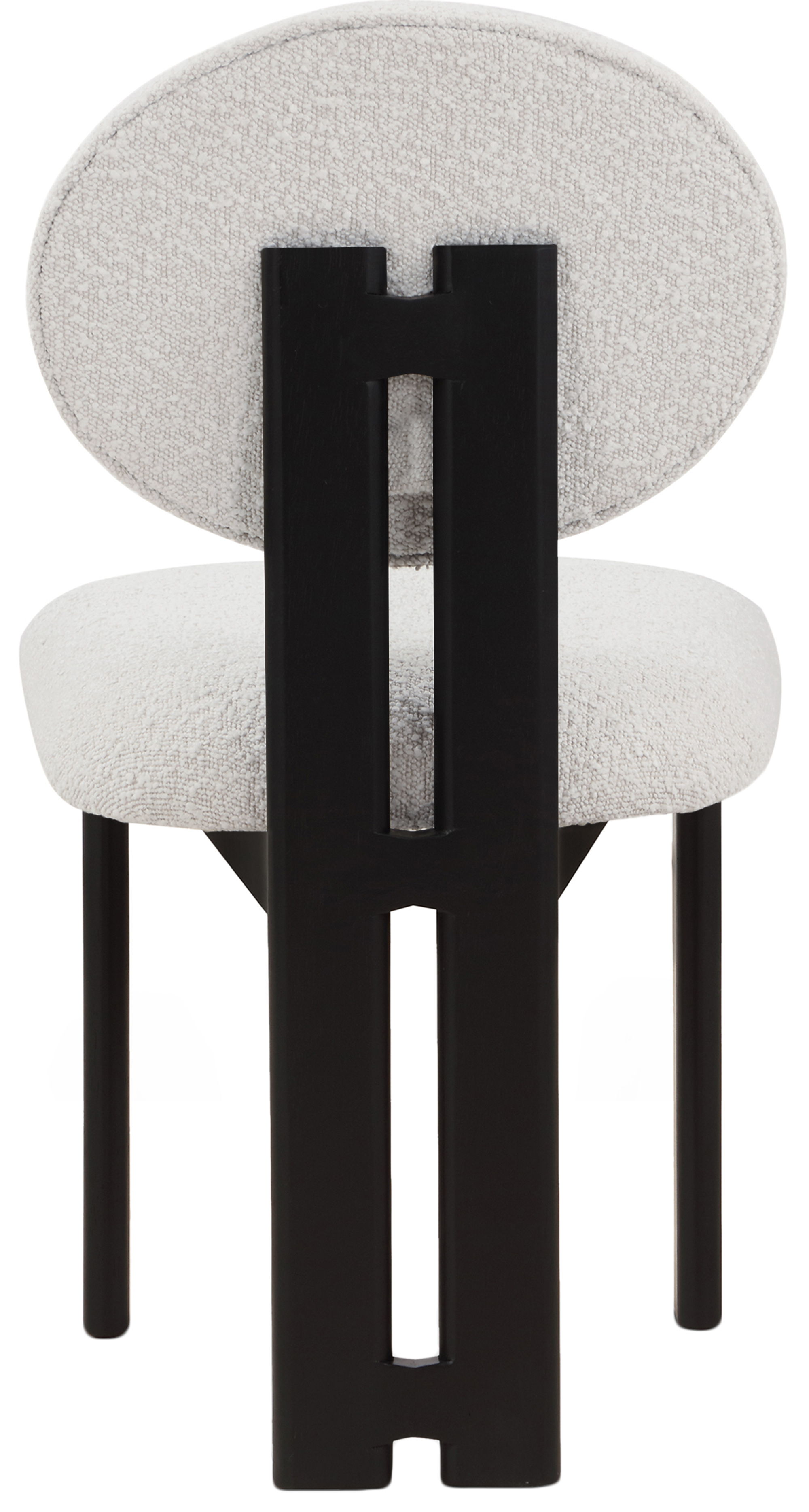 Napa - Dining Chair With Black Legs (Set of 2) - Cream