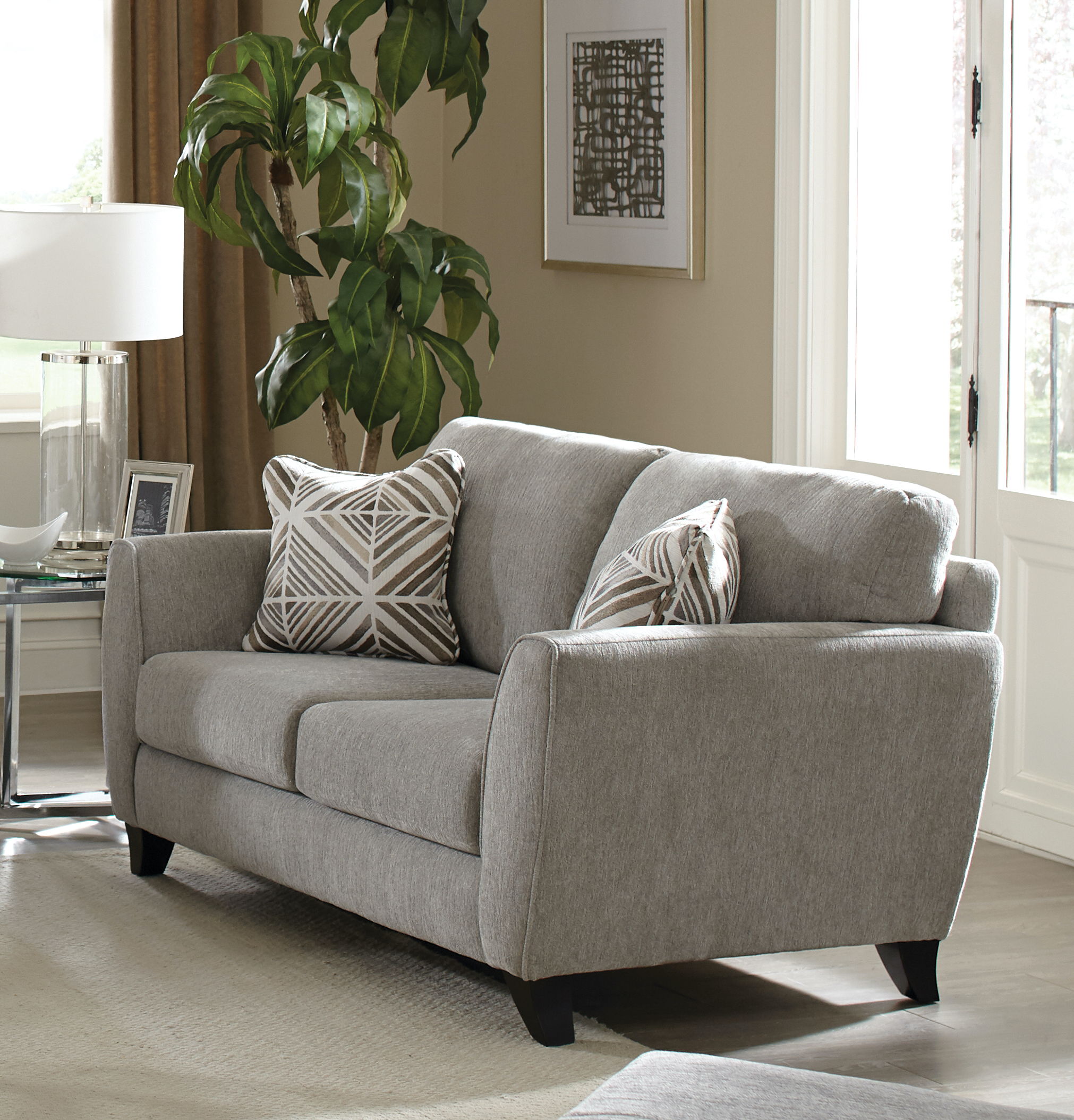 Alyssa - Loveseat - Pebble Image