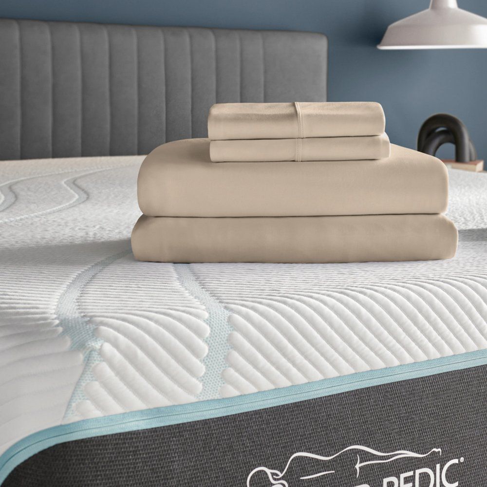 Linens - Tempur Breeze Cooling Sheet Set - Sandstone - Split King Image