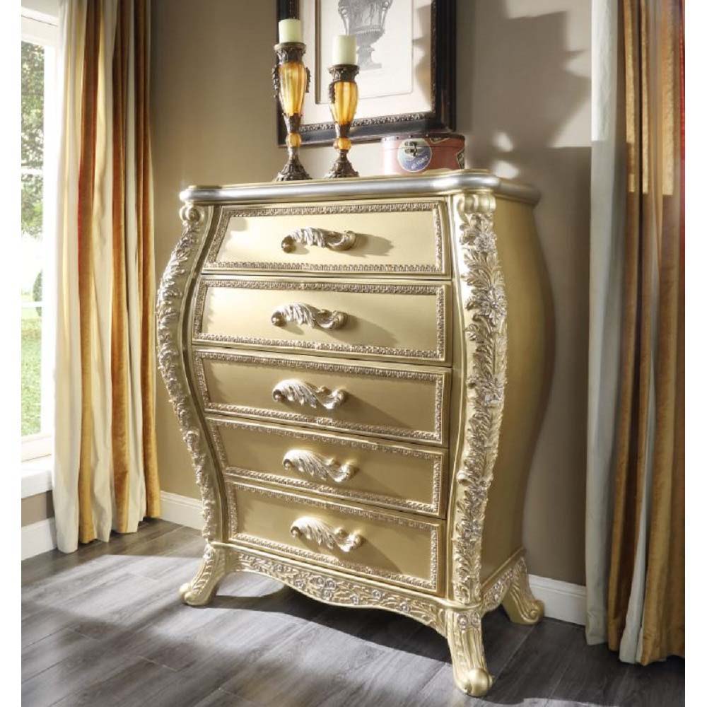 Cabriole - Chest - Gold, gold
