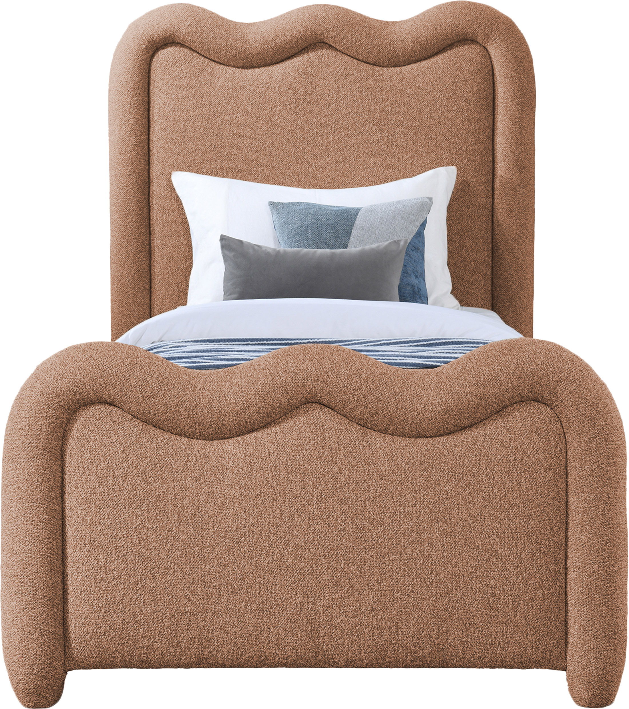 Gavin - Twin Bed - Cognac