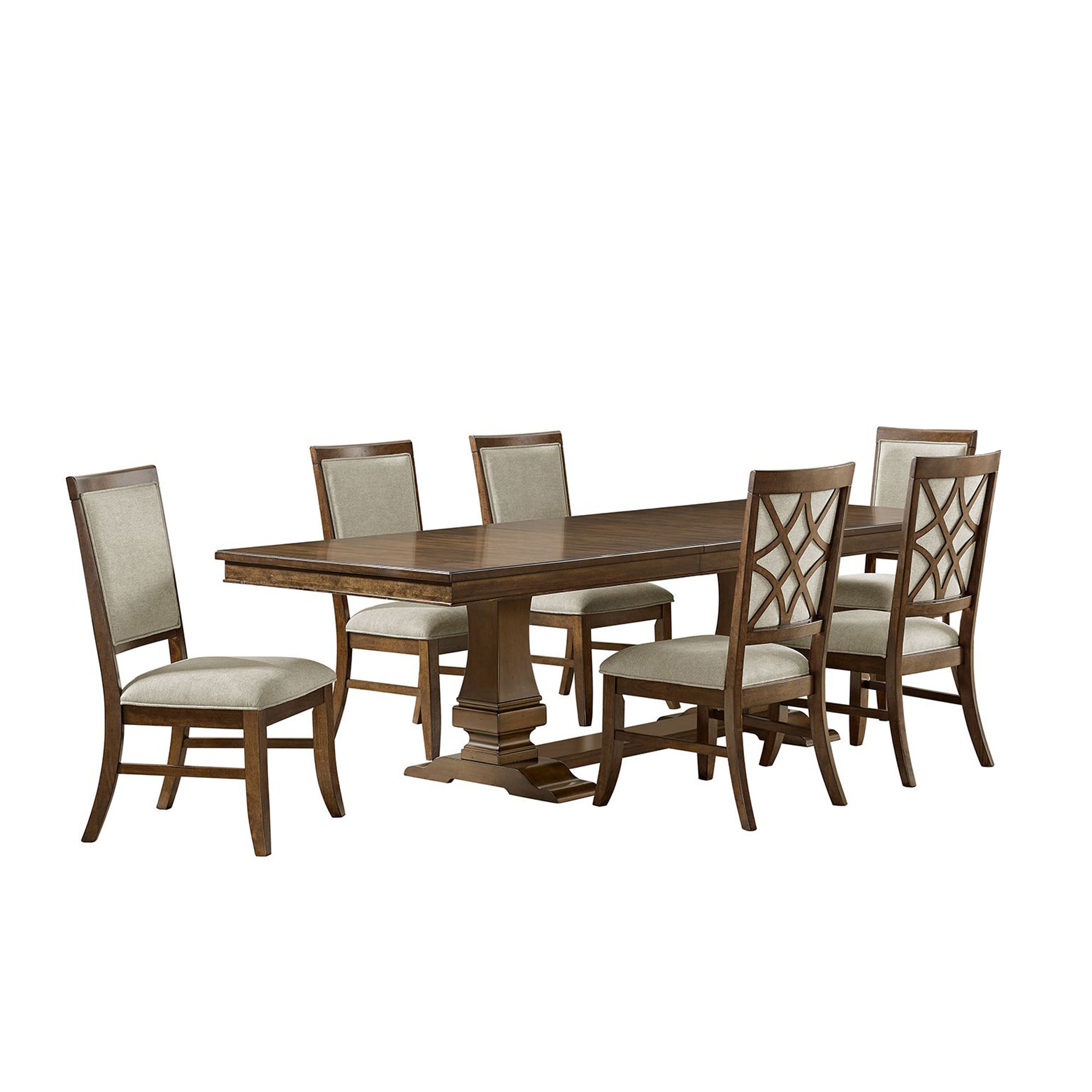 7 Pc · Table And Six Chairs