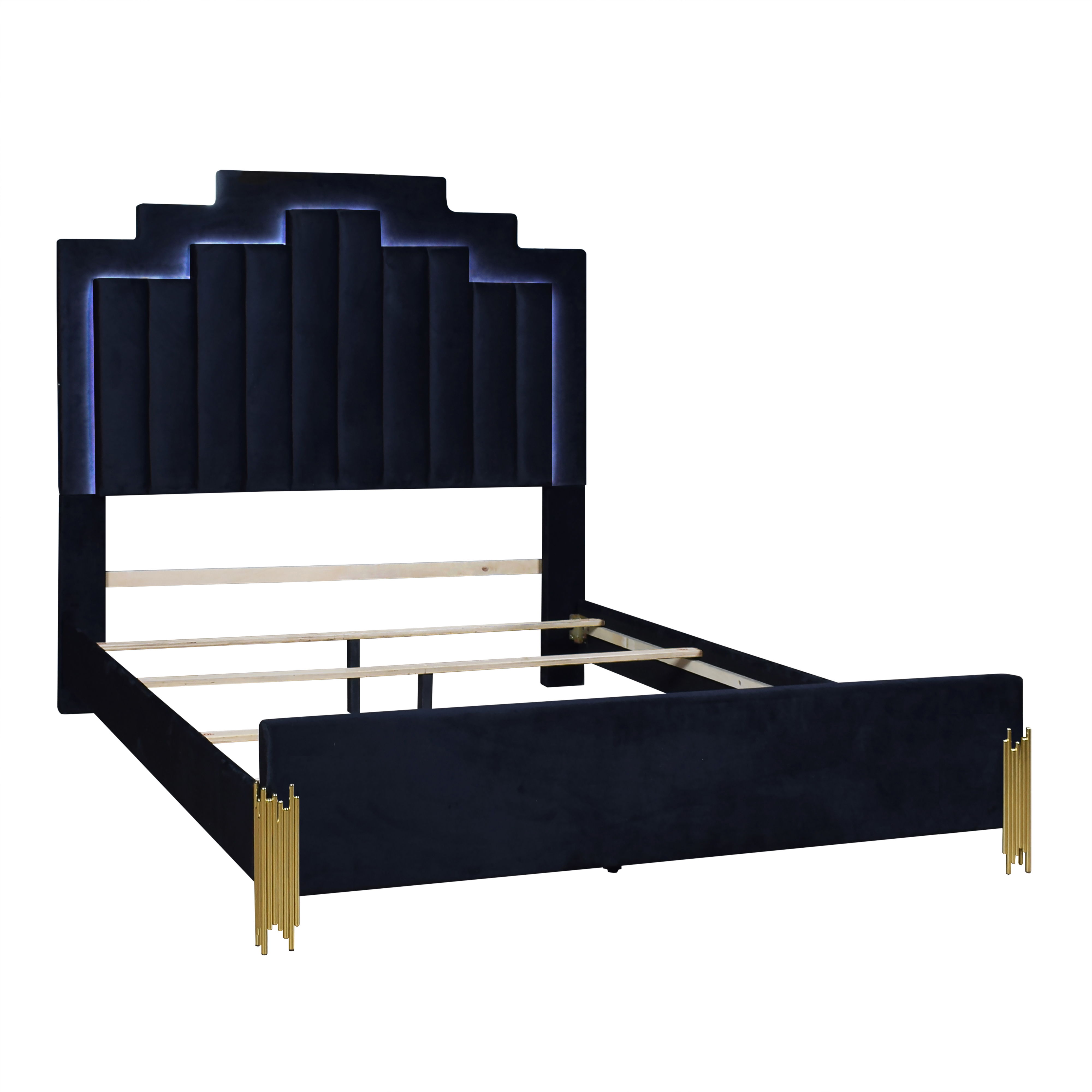 Empire - 5/0 Queen Bed - Black