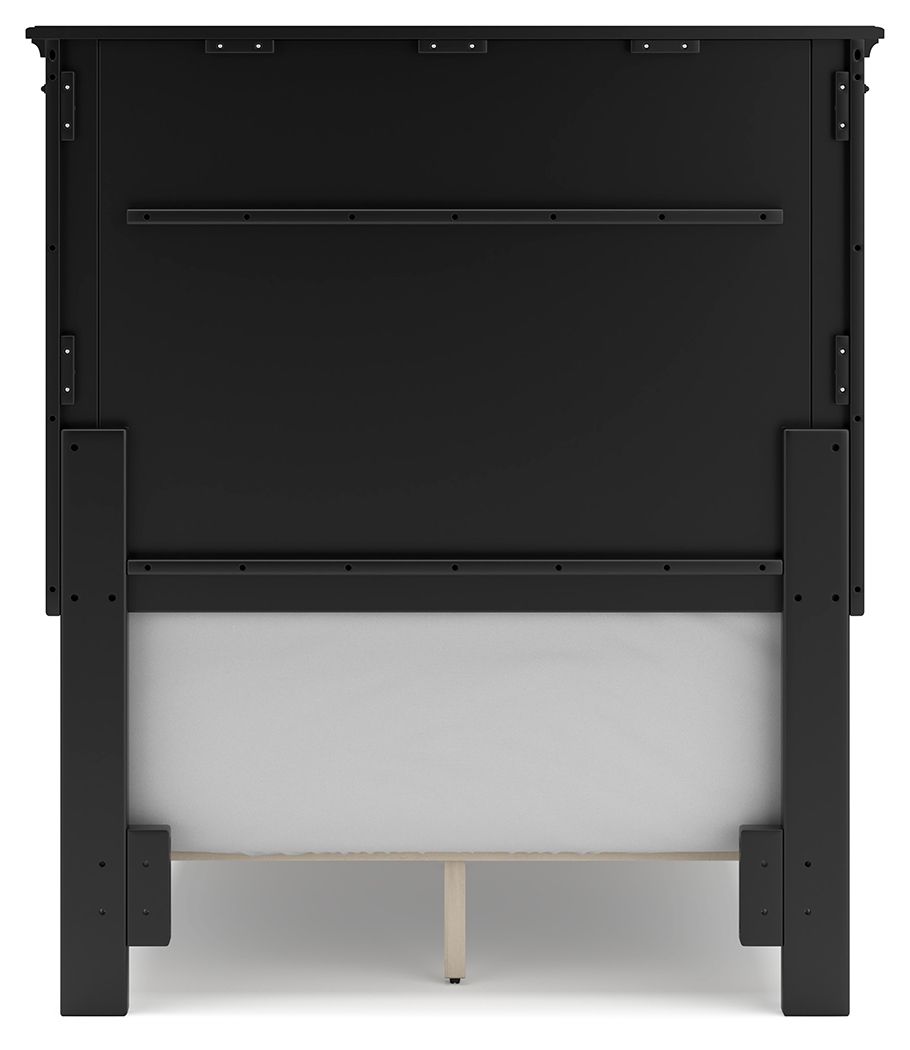 Ashley Furniture Lanolee - Twin Panel Bed - Black - Image 8