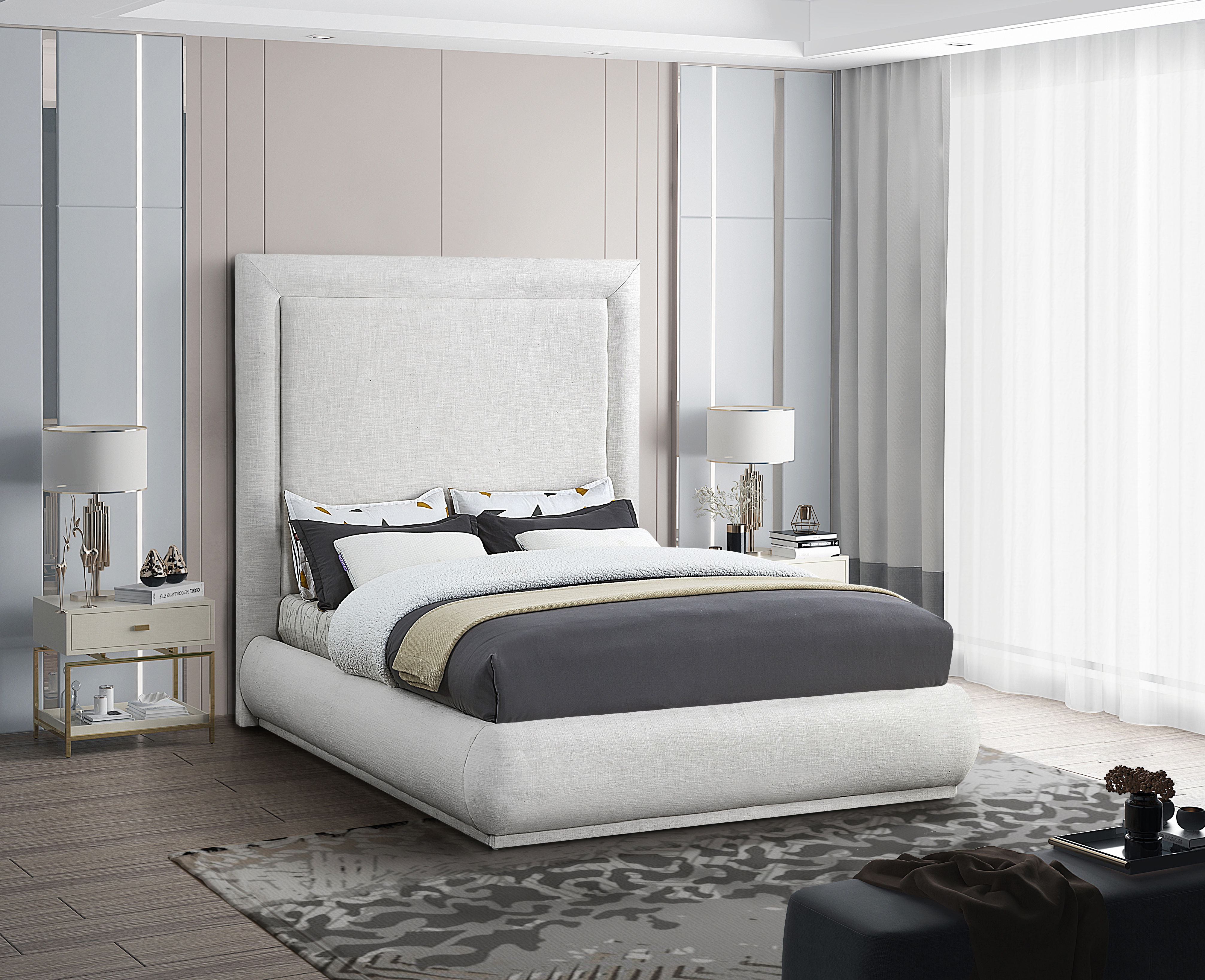Brooke - Queen Bed - Cream