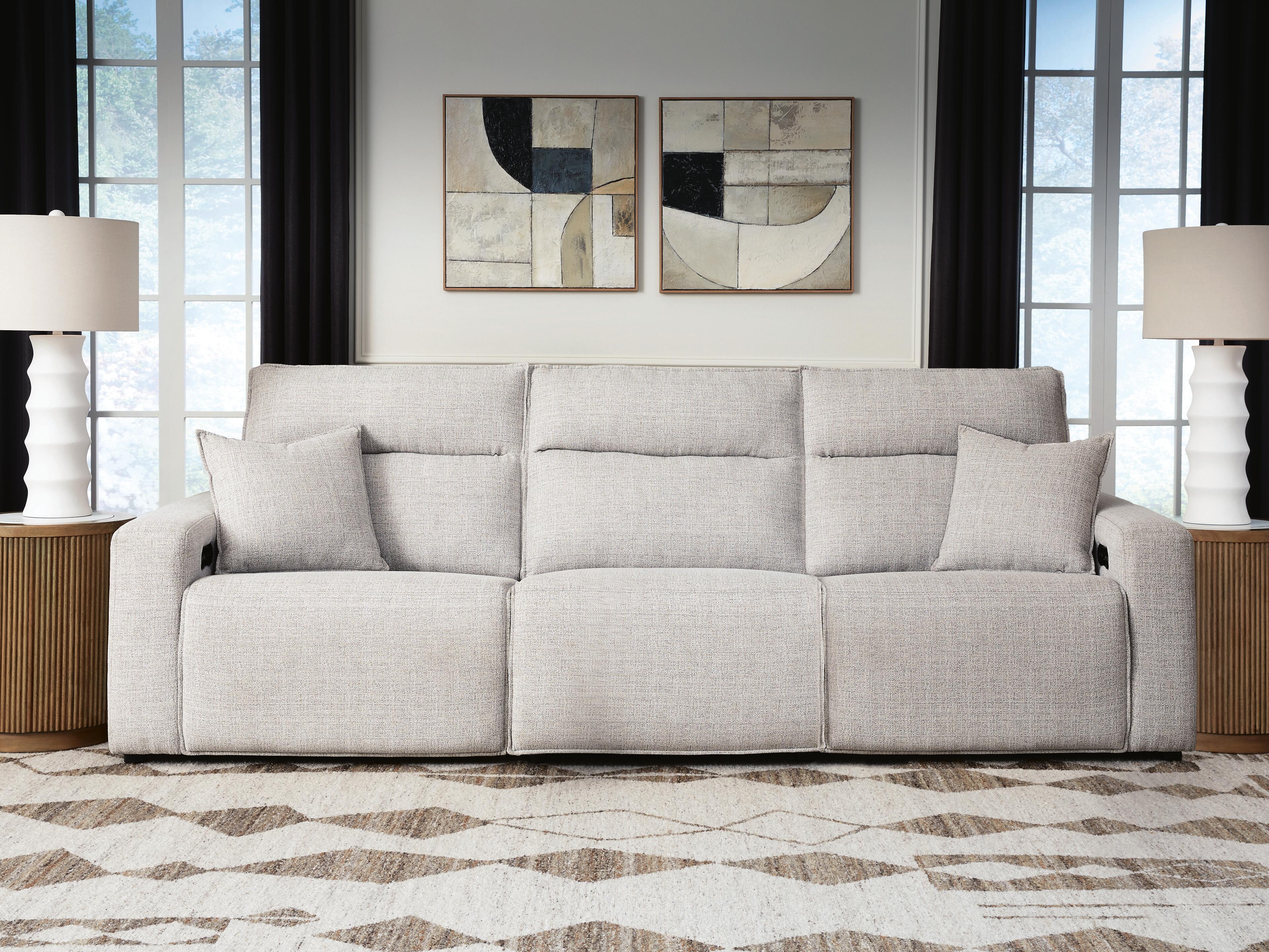 Modmax II – 3-Piece Power Reclining Sectional – Stone