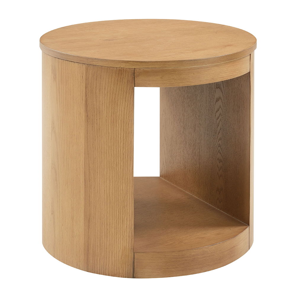 Zoey - End Table - Oak, light brown, view 2