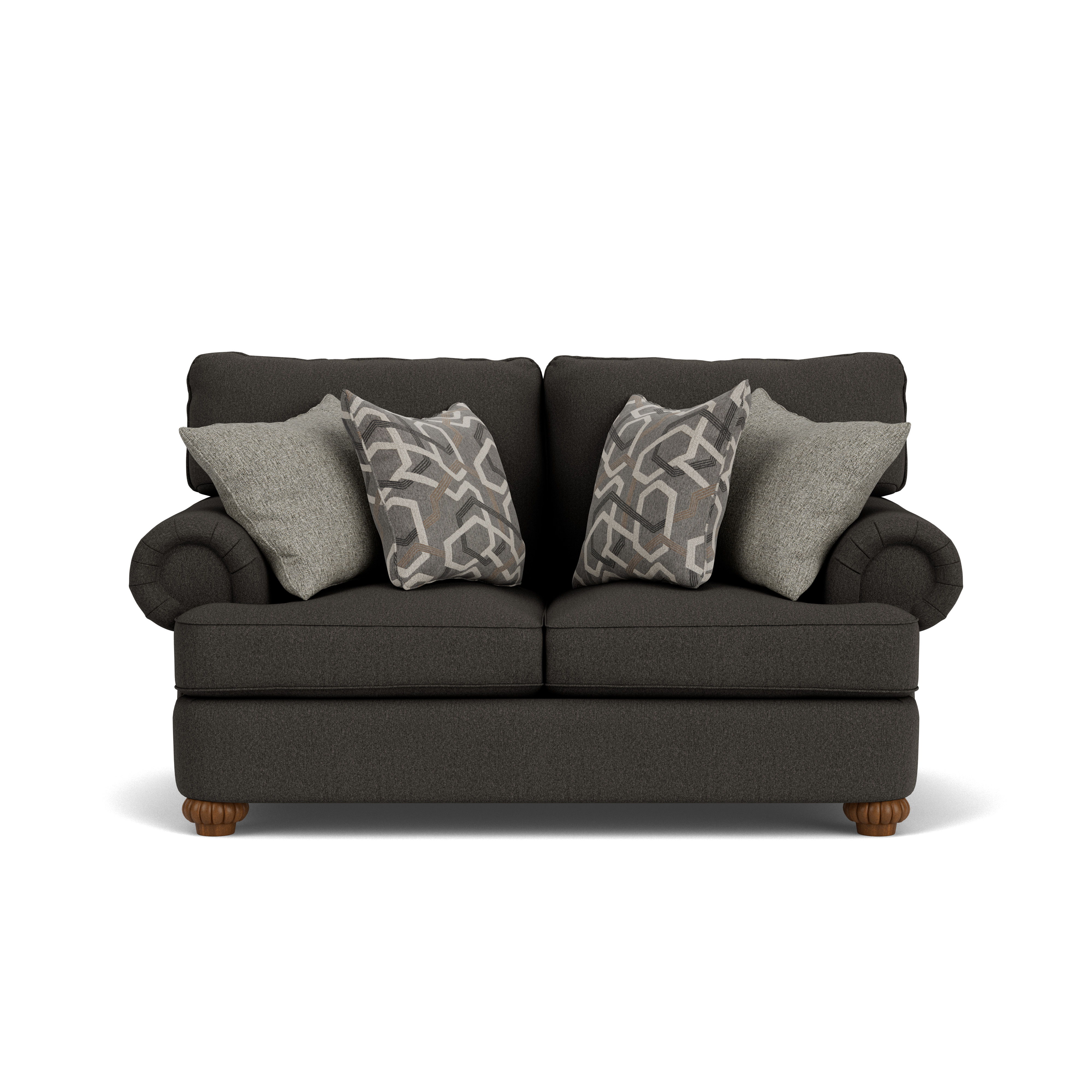 Patterson - Fabric Loveseat, light gray, view 3