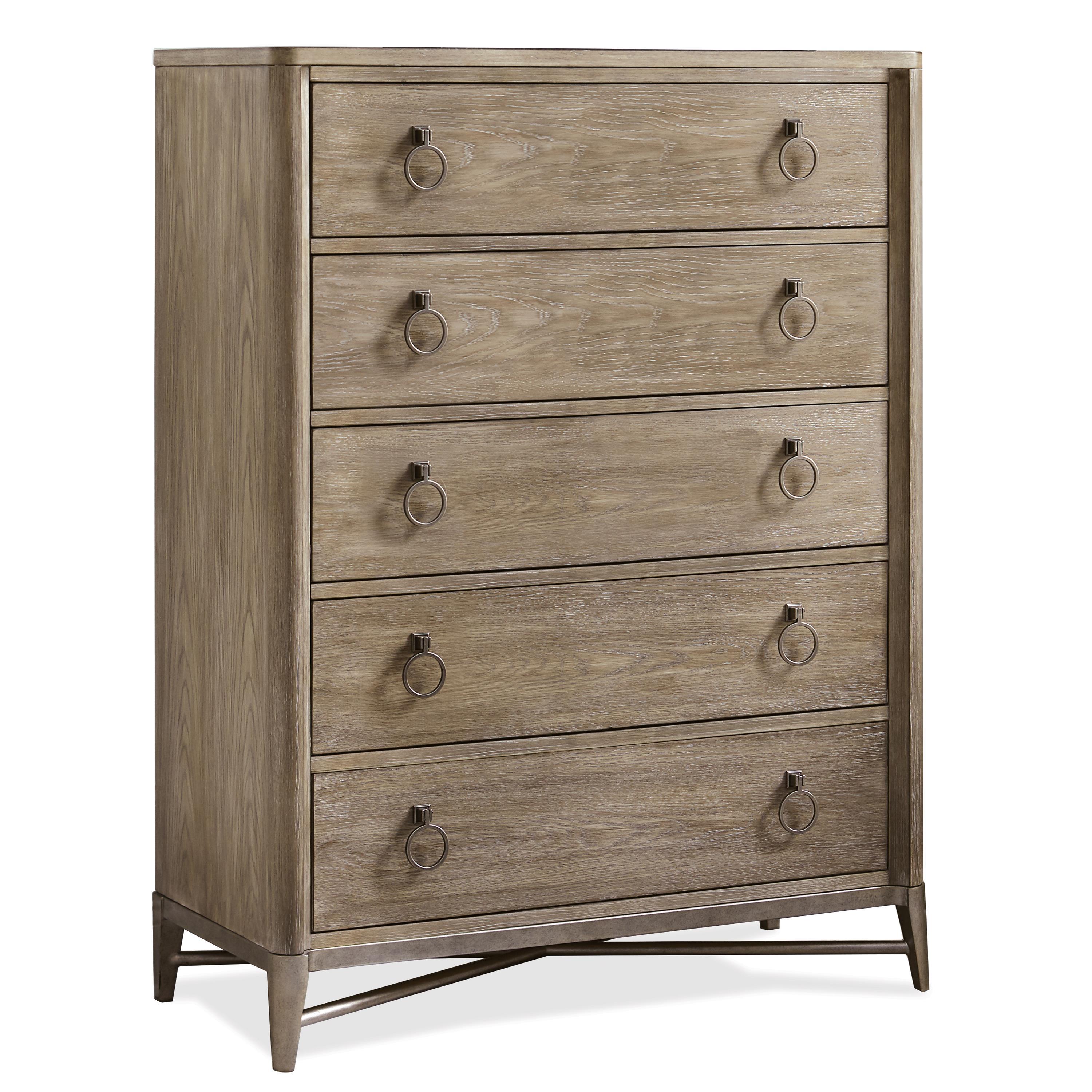 Riverside Furniture Sophie - Five Drawer Chest - Natural
