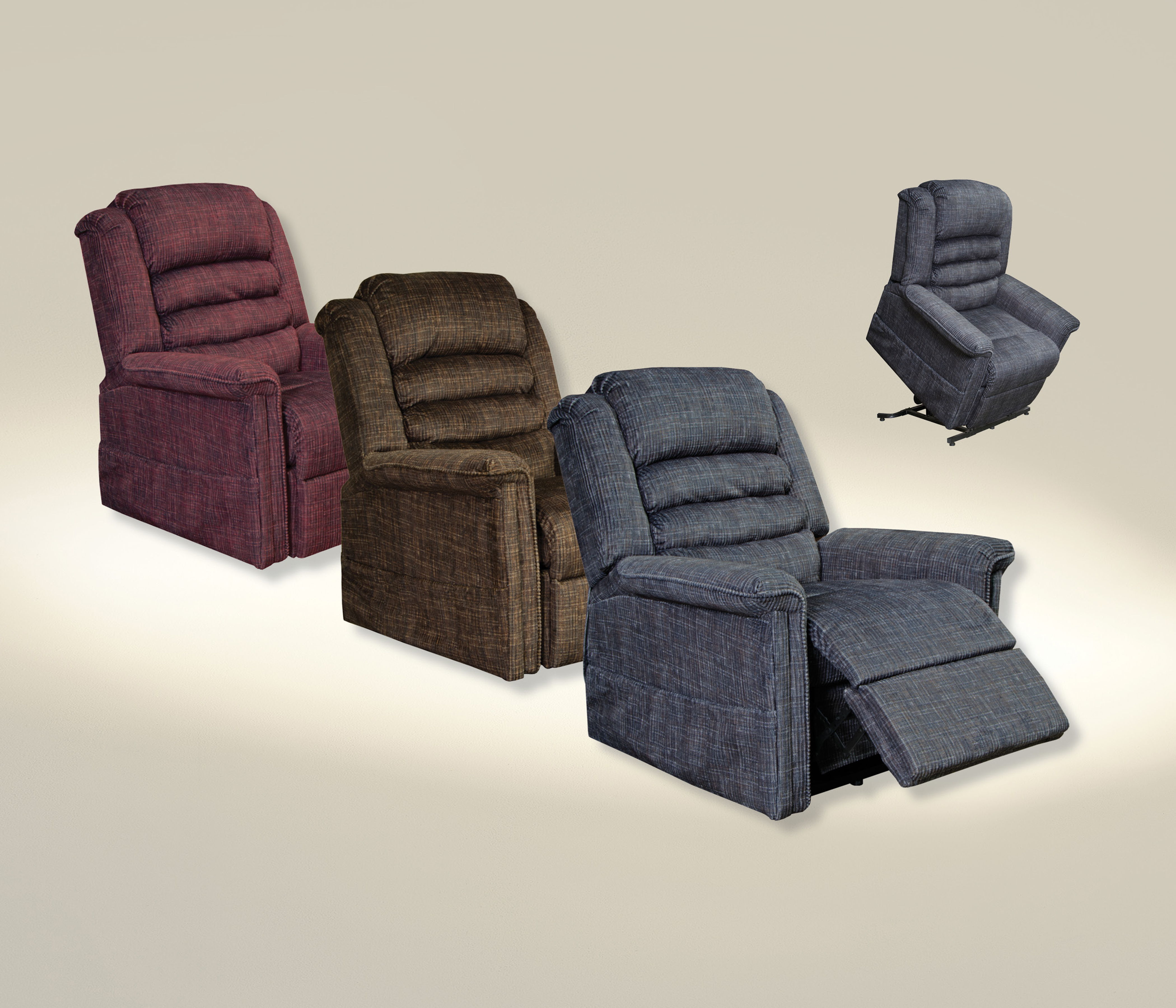 Soother - Power Lift Recliner - Wine