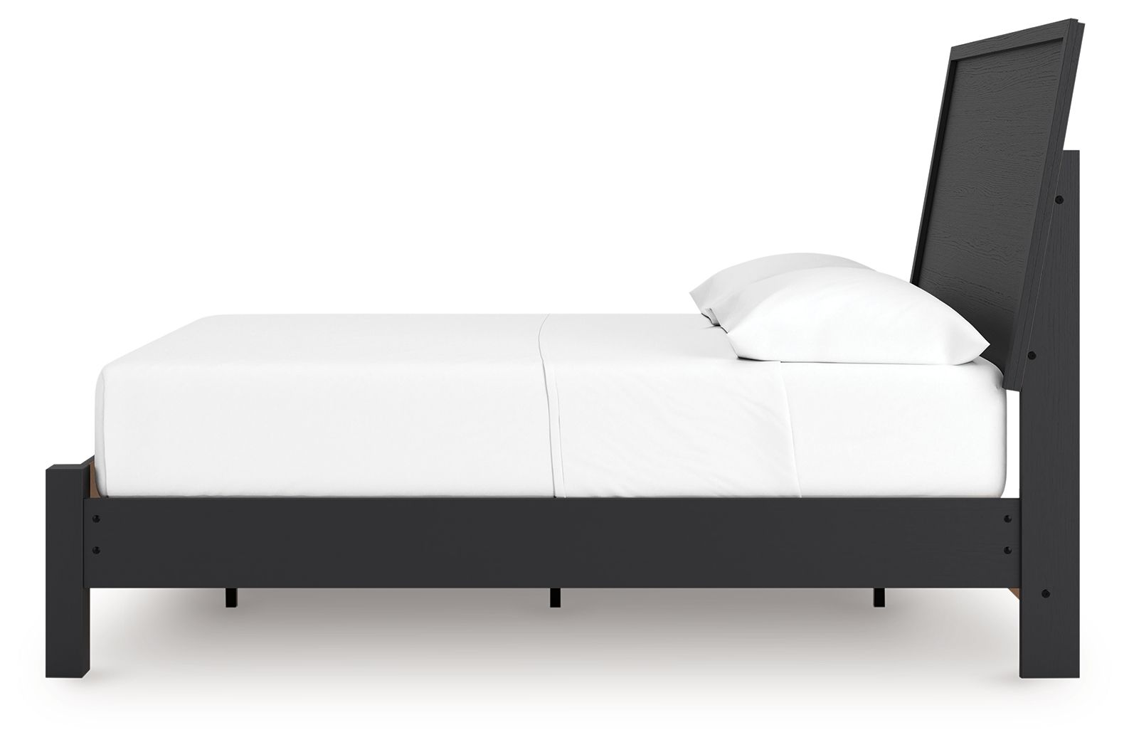 Ashley Furniture Danziar - Full Panel Bed With Low Footboard - Black - Image 8