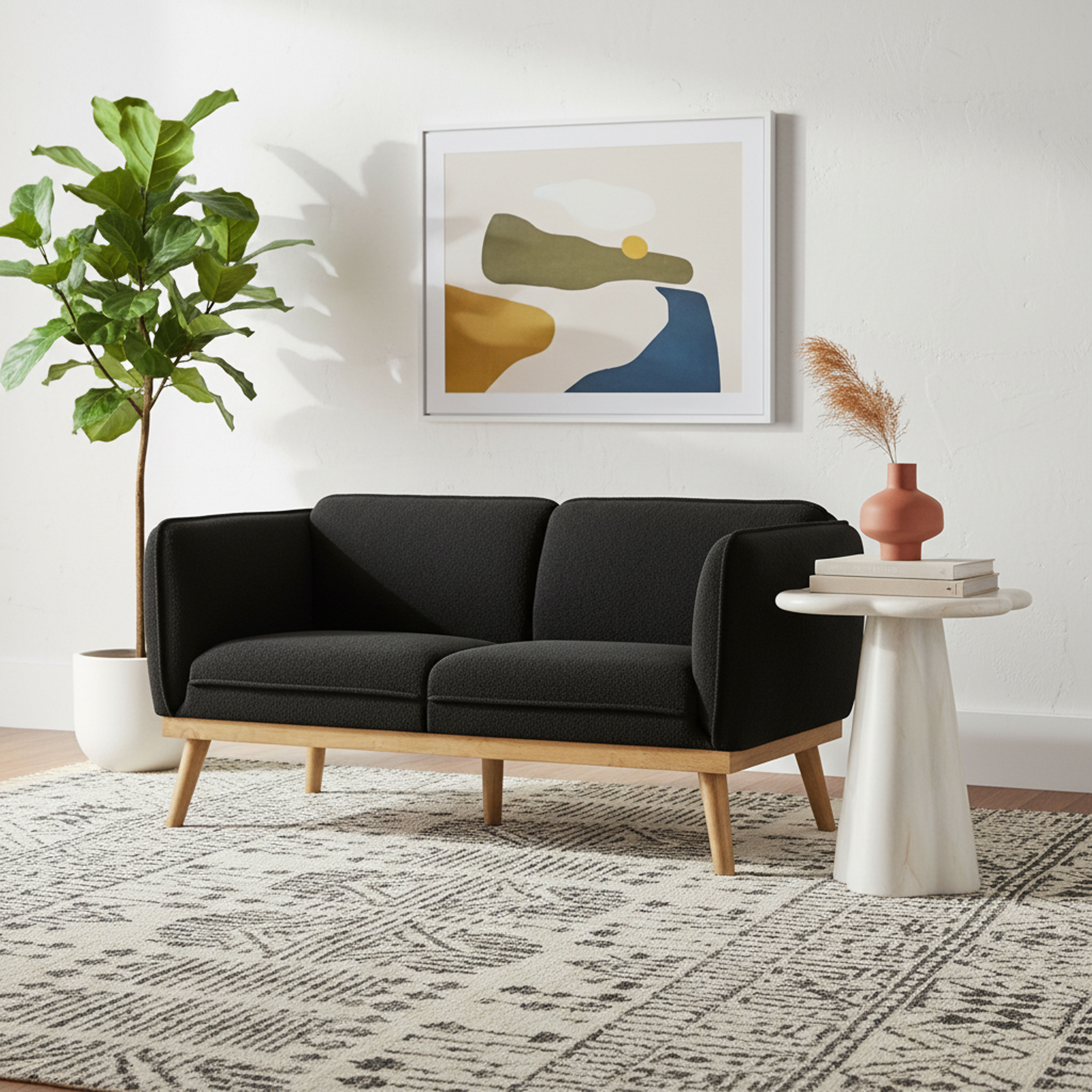 Nolita - Loveseat - Black