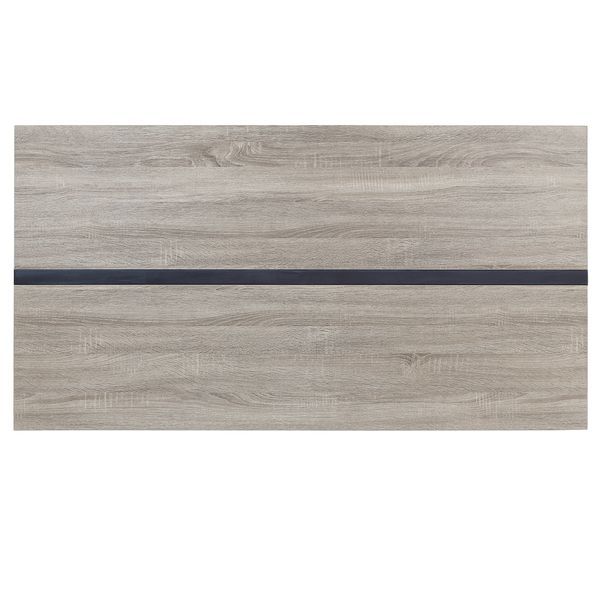 Patwin - Dining Table - Gray Oak & Black, black, view 2