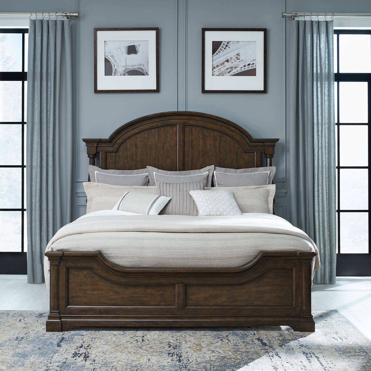 Arden Road - California King Poster Bed - Cherry Image