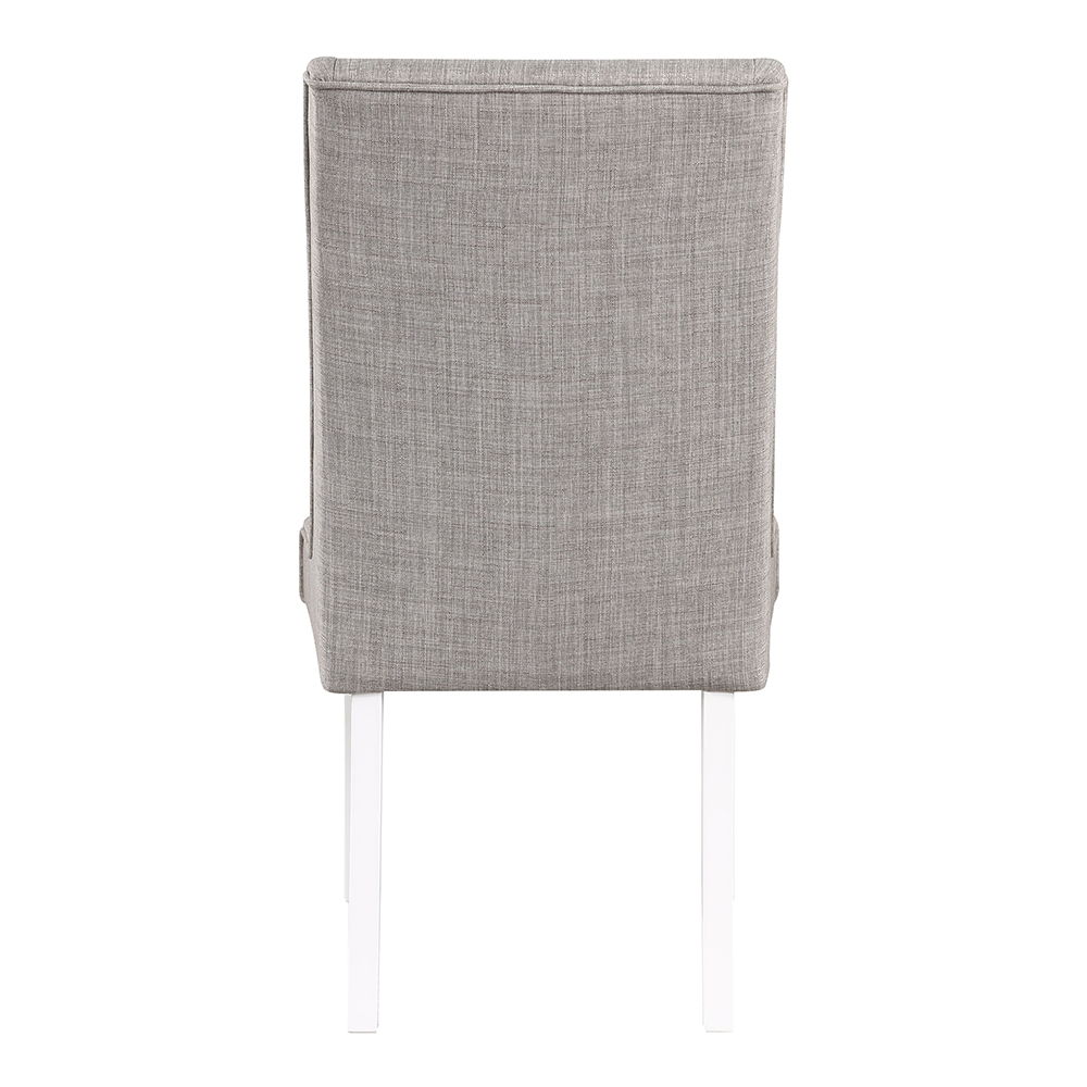 Hollyn - Side Chair (Set of 2) - Gray Linen & White, gray, view 3