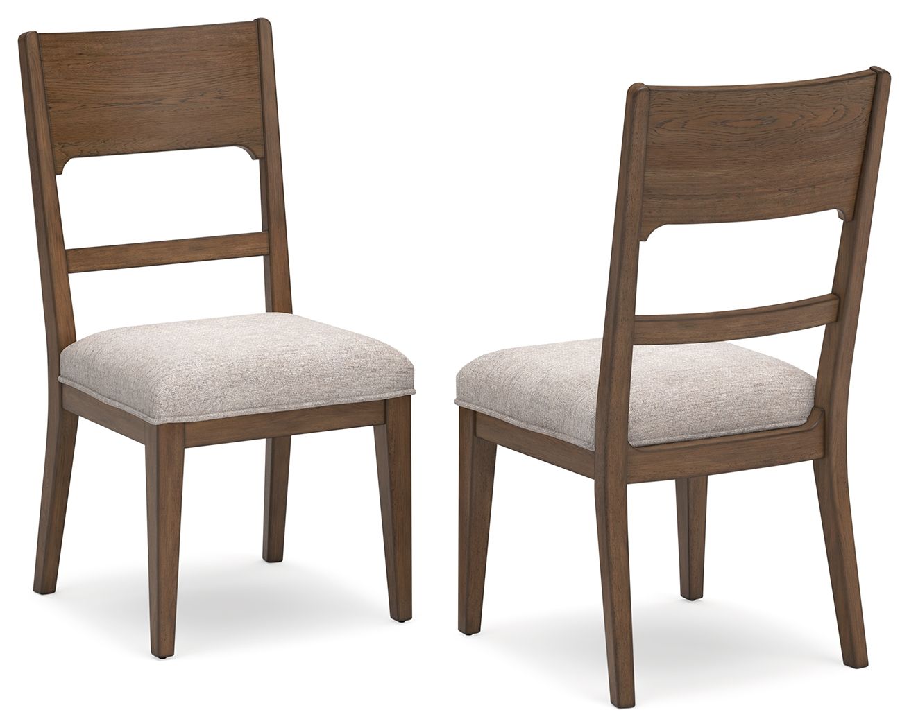 Ashley Furniture Cabalynn - Dining Uph Side Chair (Set of 2) - Oatmeal / Light Brown - Image 3