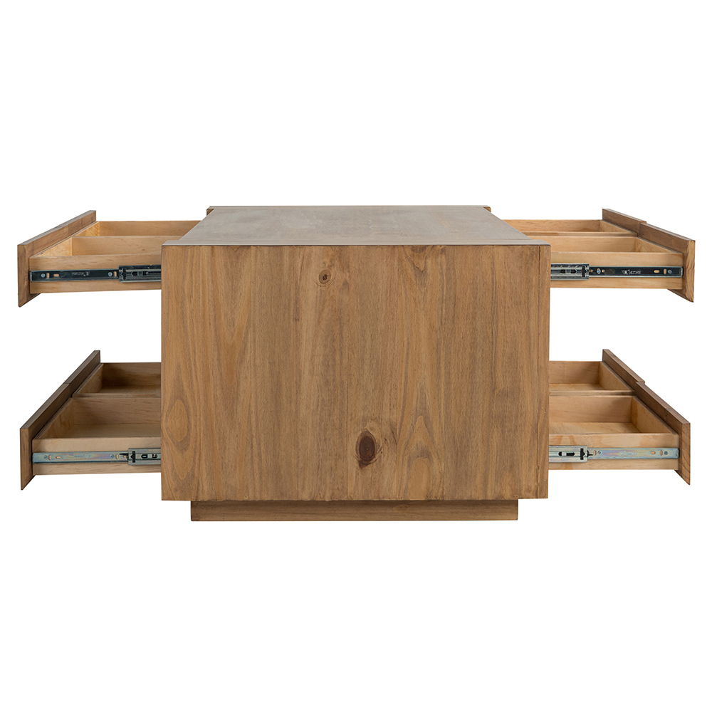 Harlan - Coffee Table - Oak, light brown, view 7