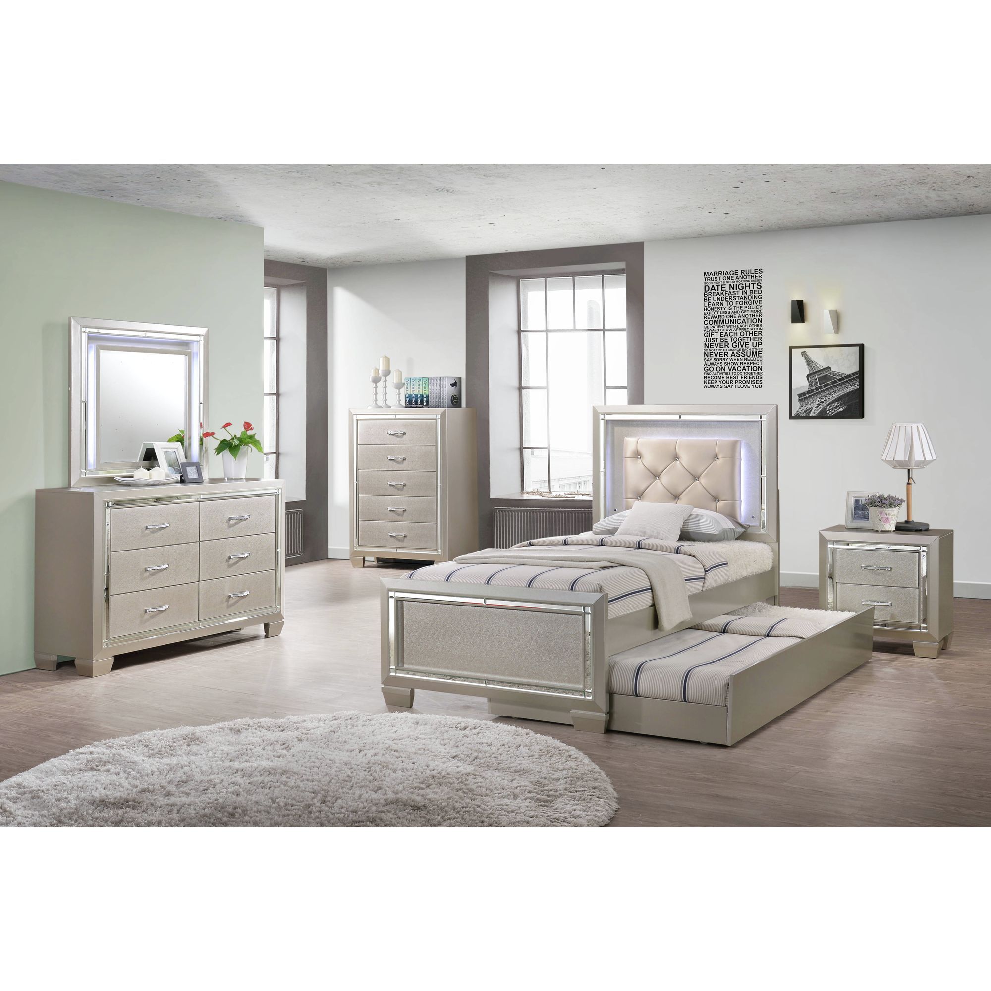 Full · 3 Pc · Bedroom Set