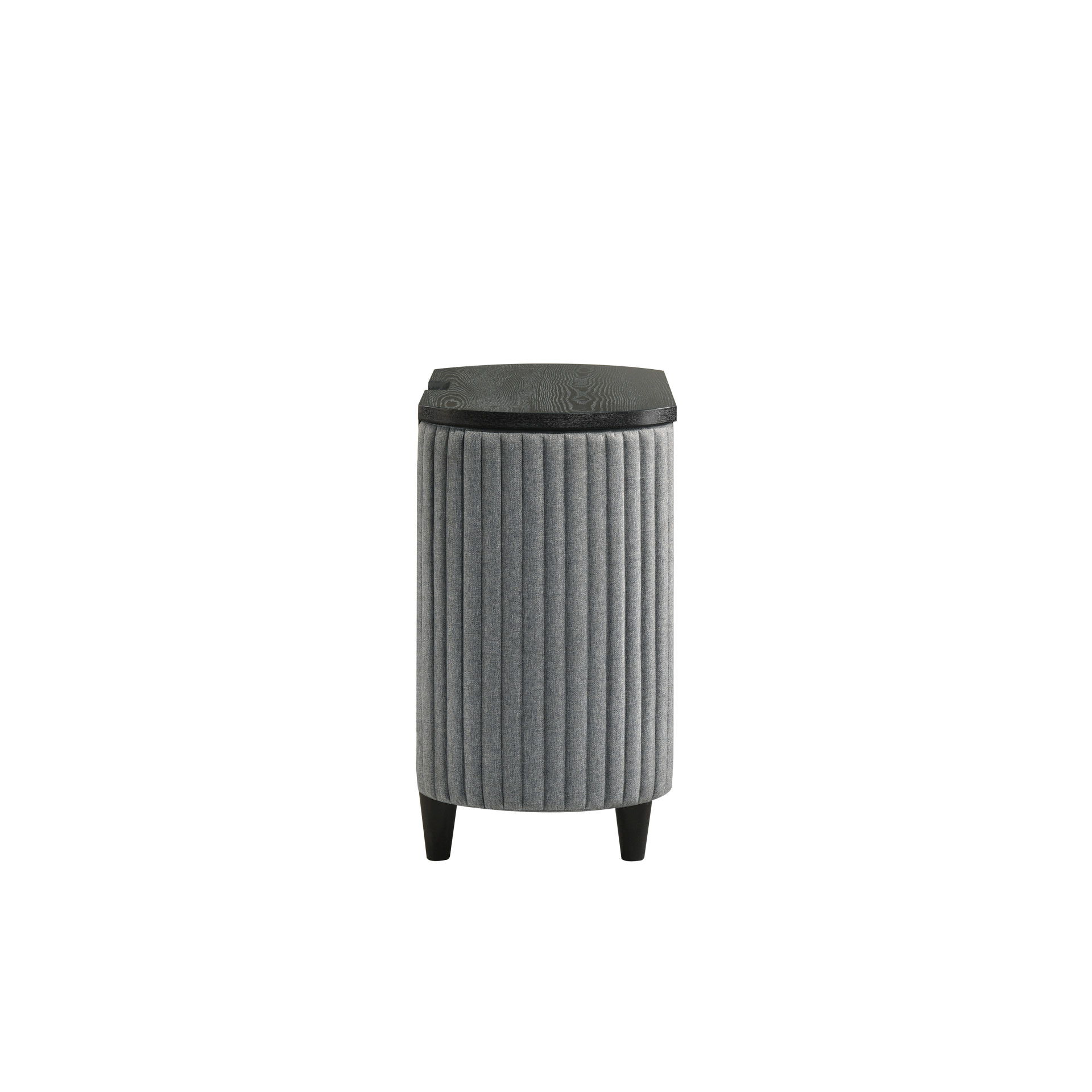 Skyline - 2 Drawer Nightstand - Onyx, black, view 4