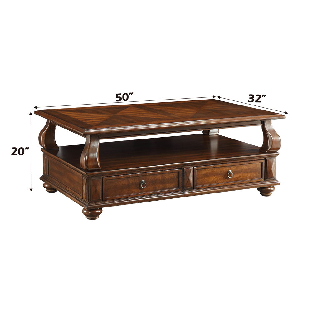 Amado - Coffee Table - Walnut, dark brown, view 3