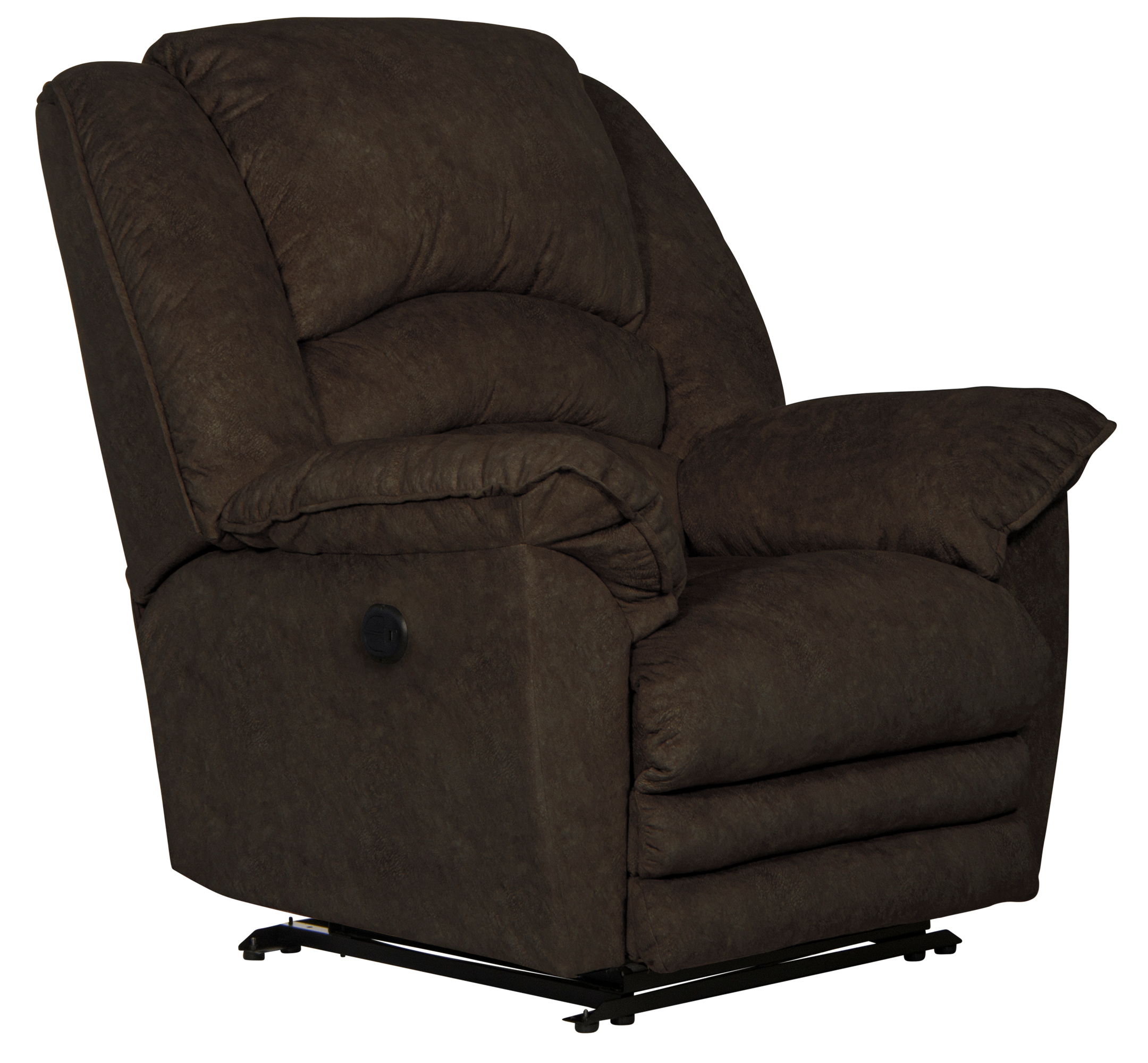 Rialto - Power Lay Flat Recliner - Chocolate